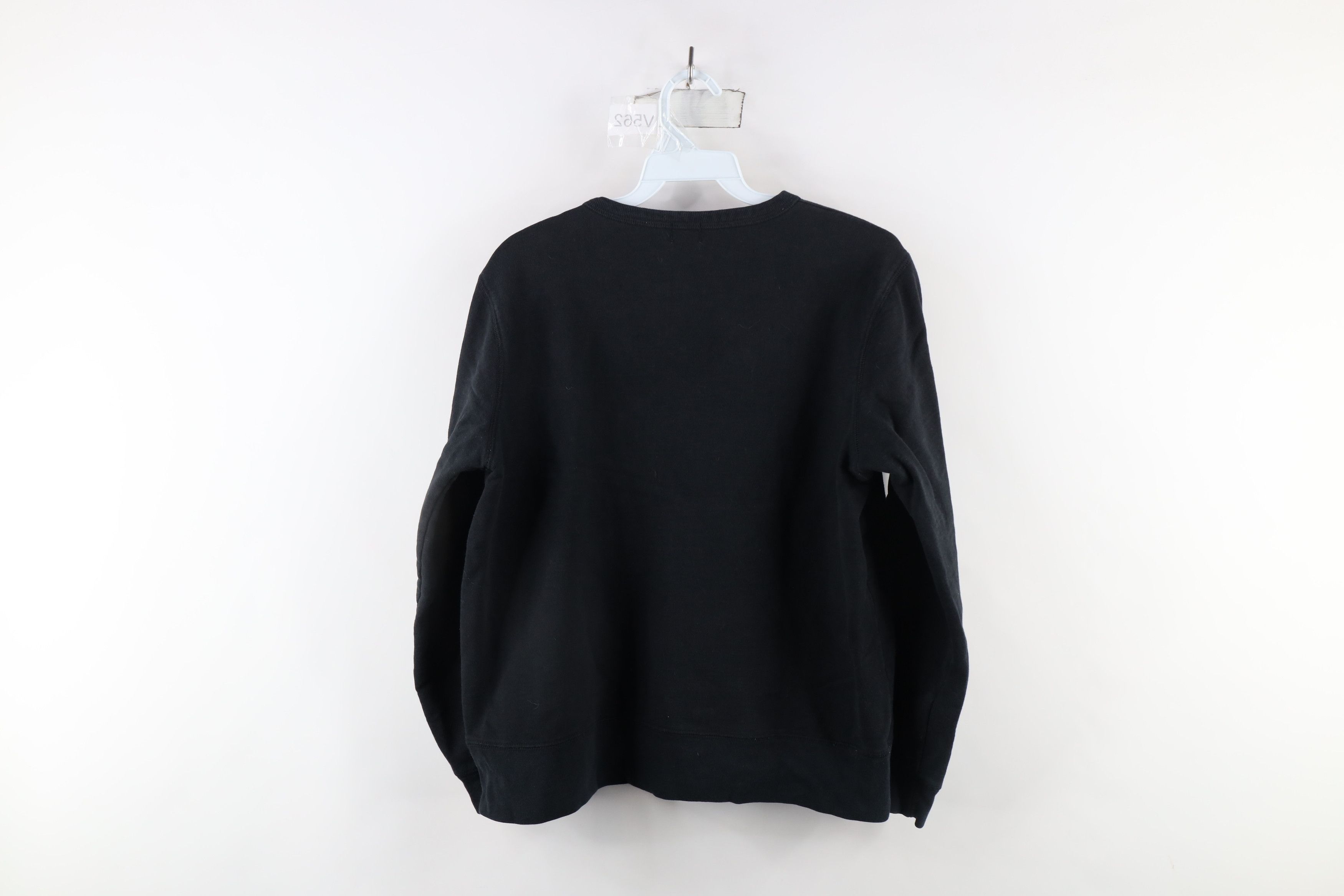 Calvin Klein × Vintage Vintage 90s Calvin Klein Spell Out Crewneck Sweatshirt Black Size M / US 6-8 / IT 42-44 - 12 Thumbnail