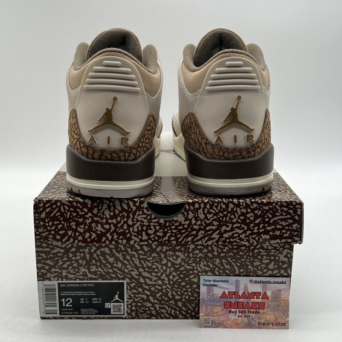 Jordan Brand Air Jordan 3 palomino Size US 12 / EU 45 - 3 Thumbnail