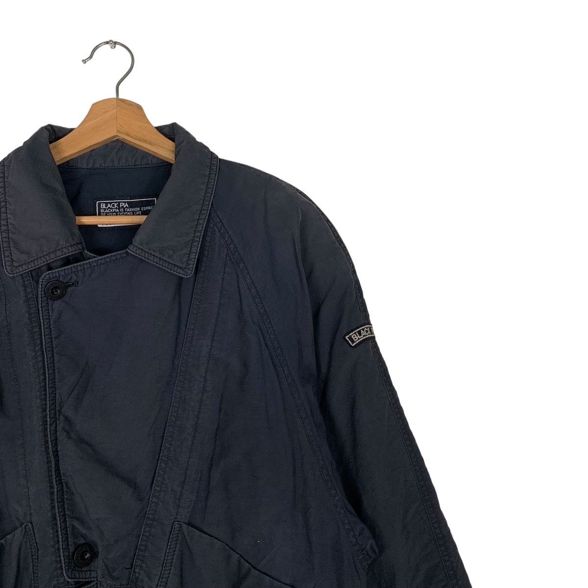 Japanese Brand BLACK PIA Riot Asymmetrical Jacket #0847-C38 Size US M / EU 48-50 / 2 - 5 Thumbnail