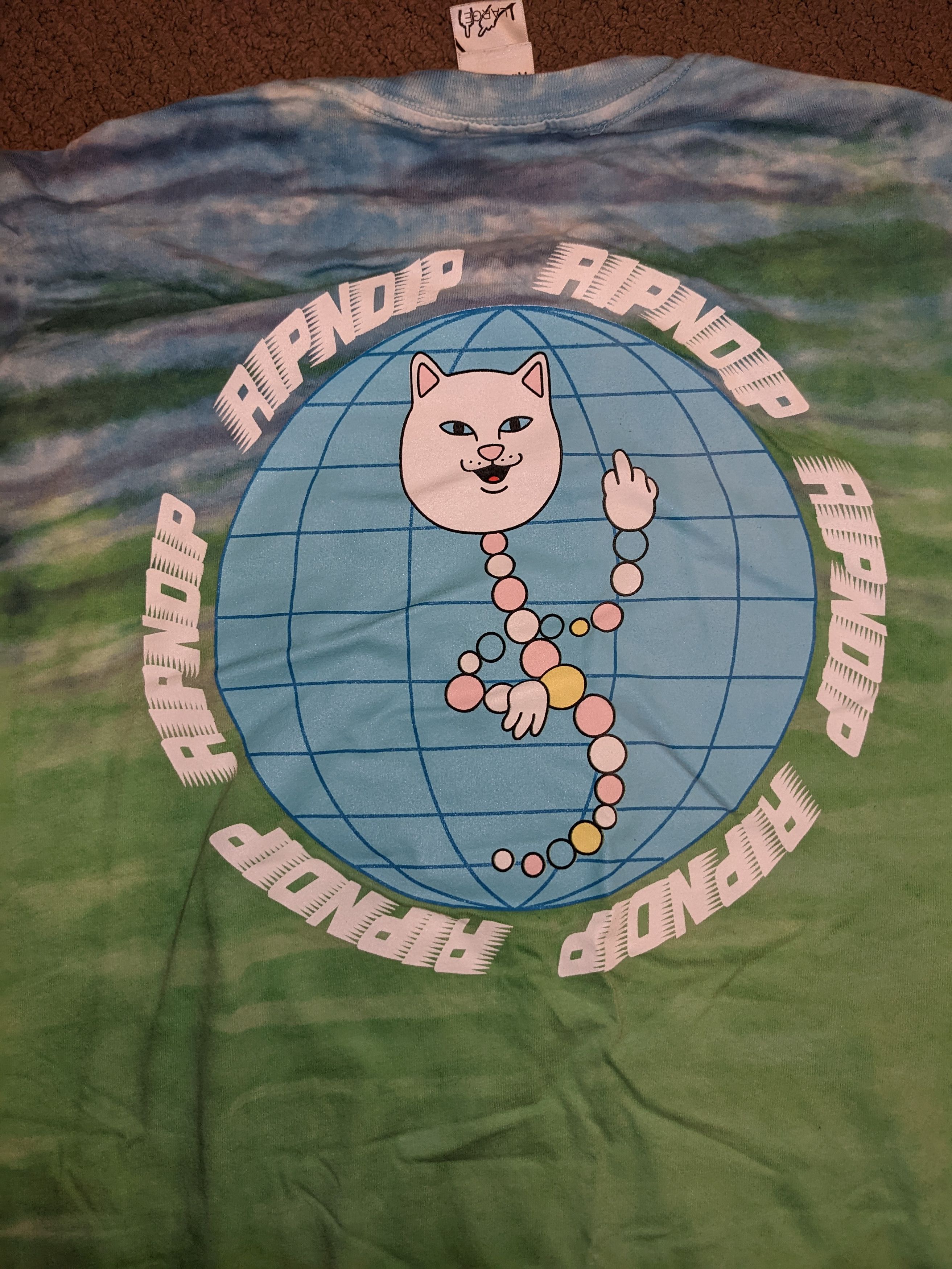 RIPNDIP Rip N Dip Tie Dye T-shirt Size US L / EU 52-54 / 3 - 4 Thumbnail
