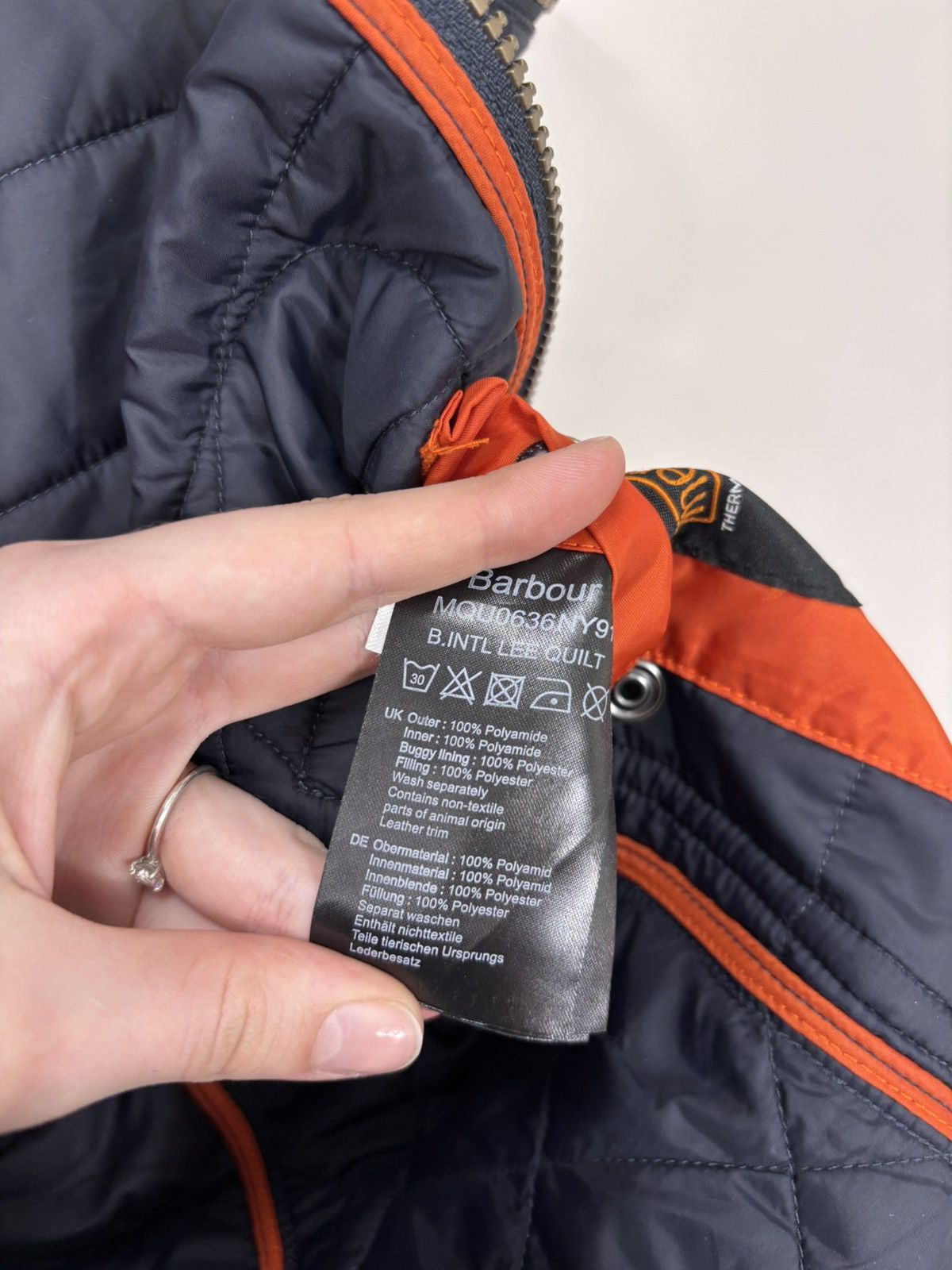 Barbour Barbour Steve McQueen Men’s Navy Blue Quilted Jacket Size US S / EU 44-46 / 1 - 22 Thumbnail