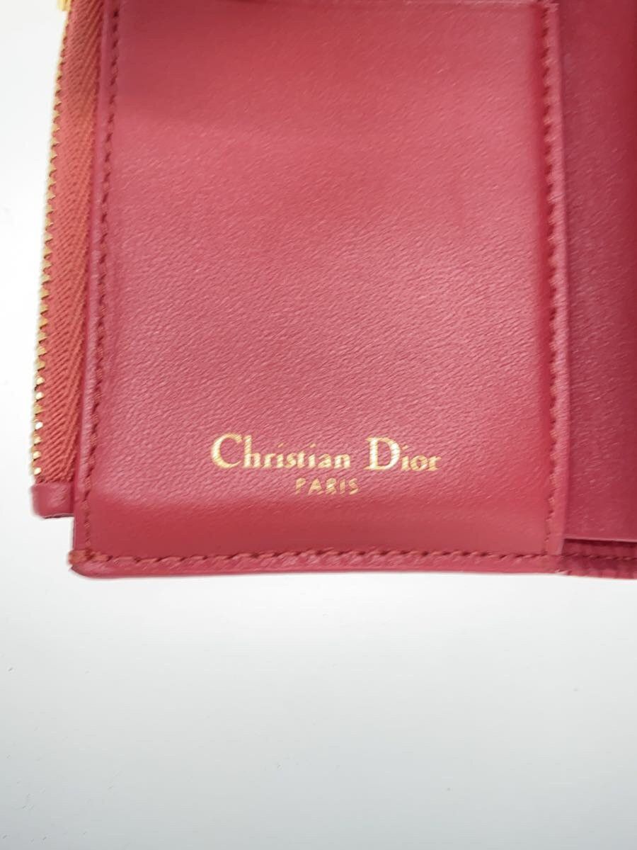 Dior Dior Leather Bi-Fold Wallet Pink Size ONE SIZE - 3 Thumbnail