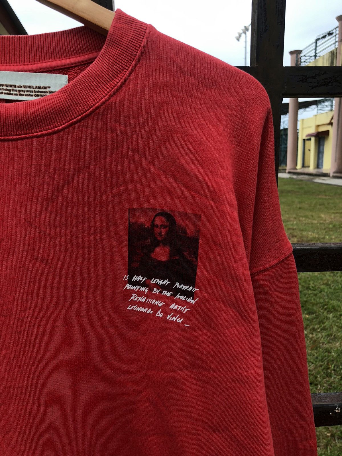 Off-White Virgil Abloh MCA Figure OF Speech OFF-WHITE Monalisa Sweater Size US M / EU 48-50 / 2 - 6 Thumbnail