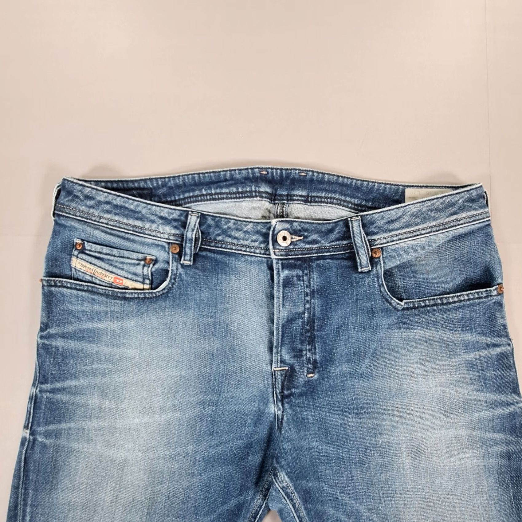 Diesel Diesel Zatiny Jeans Mens Bootcut Denim Stretch 5-Pocket Logo Blue W36 L28 Regular Shirt? Size US 36 / EU 52 - 2 Thumbnail