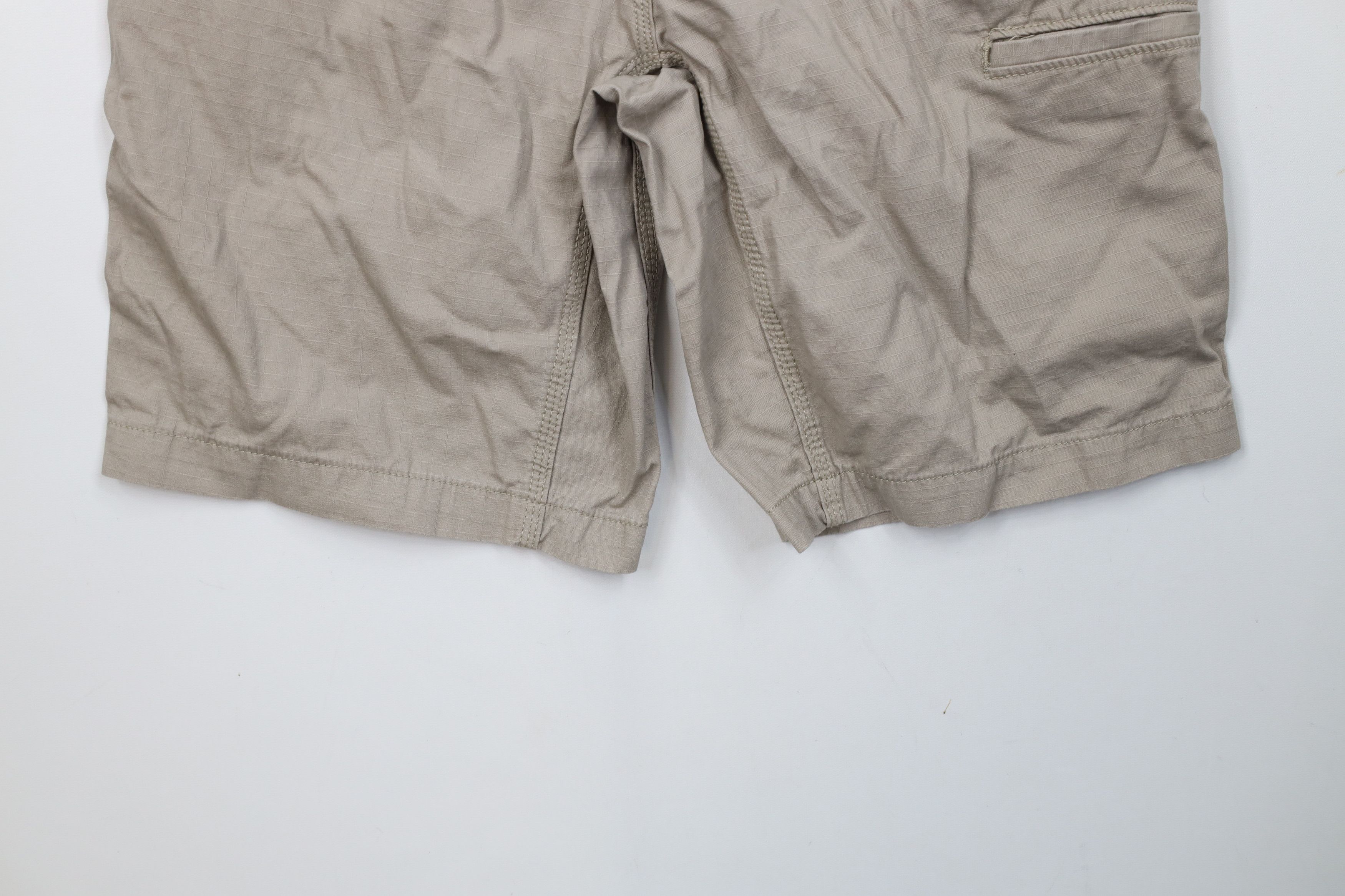 Carhartt × Vintage Vintage Carhartt Relaxed Fit Ripstop Dungaree Shorts Size US 30 / EU 46 - 11 Thumbnail