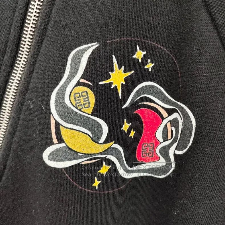 Givenchy Givenchy Black Crewneck Sweatshirt, Size L, Style 250326LC Size US L / EU 52-54 / 3 - 3 Thumbnail