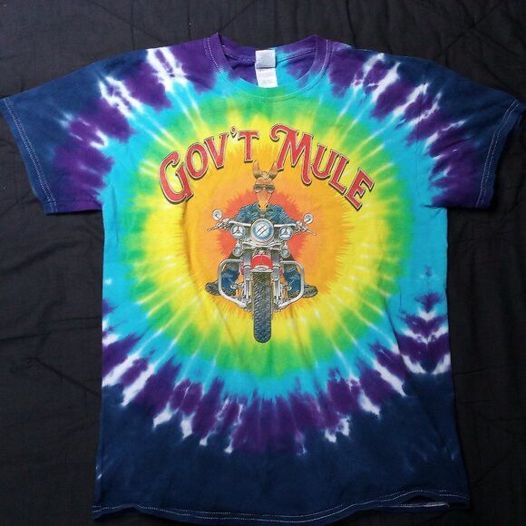 Band Tees Government Mule Summer Tour 2018 Tie Dye T-Shirt Size US M / EU 48-50 / 2 - 2 Thumbnail
