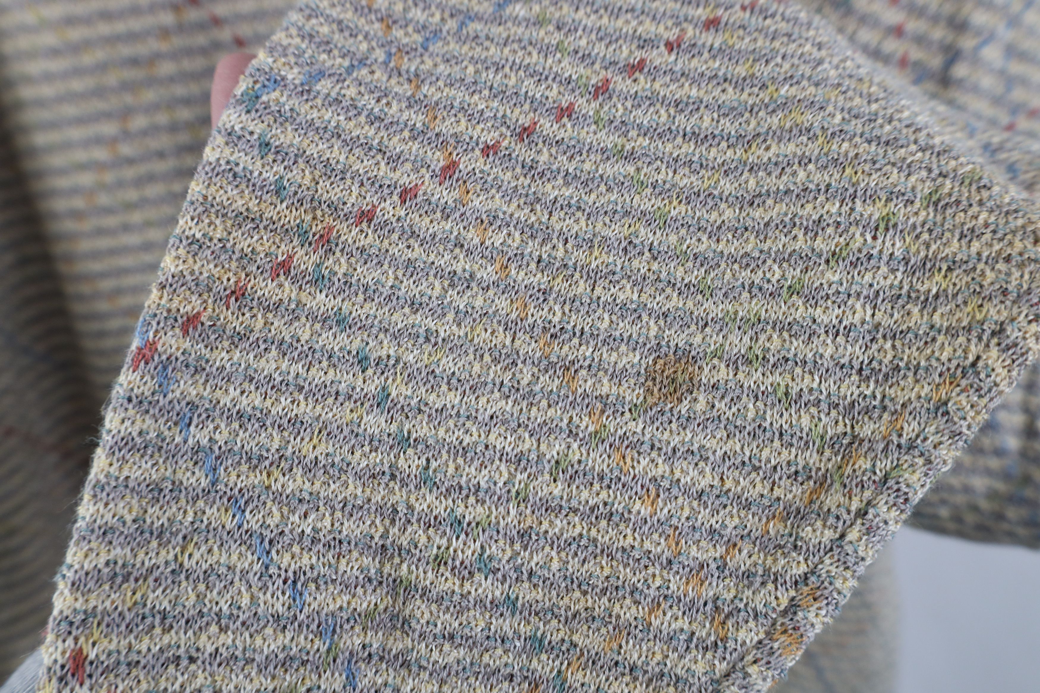 Vintage Vintage 90s Coogi Style Rainbow Knit Crewneck Sweater Size US XL / EU 56 / 4 - 8 Thumbnail