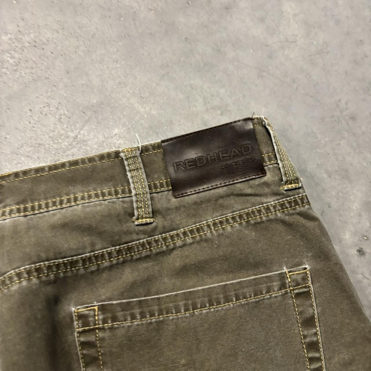 Japanese Brand × Vintage Crazy Vintage Y2K/2000s Khaki Earth Tone Skater Pants! Size US 38 / EU 54 - 7 Thumbnail