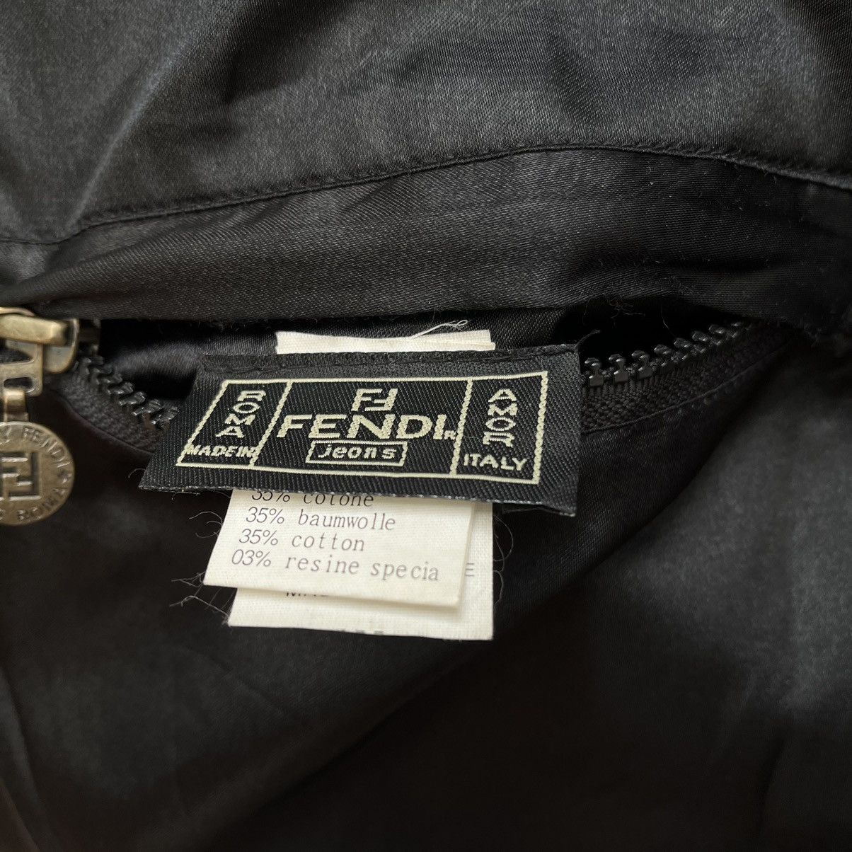 Fendi × Vintage Authentics Vintage Luxury Jackets Fendi Monogram Reversible Size US L / EU 52-54 / 3 - 9 Thumbnail