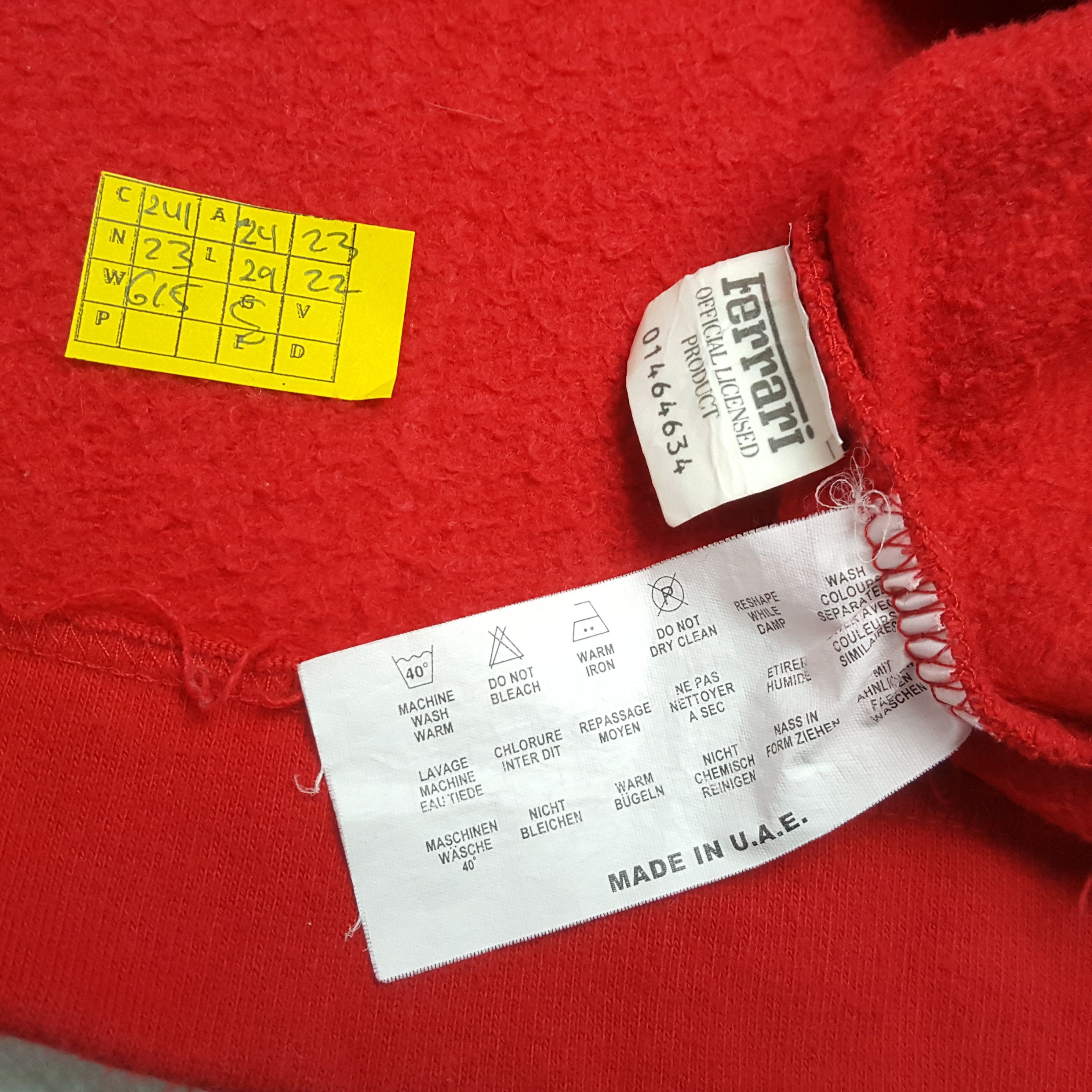 Ferrari × Vintage Vintage FERRARI Formula One Racing Team Sweatshirts Size US L / EU 52-54 / 3 - 7 Thumbnail