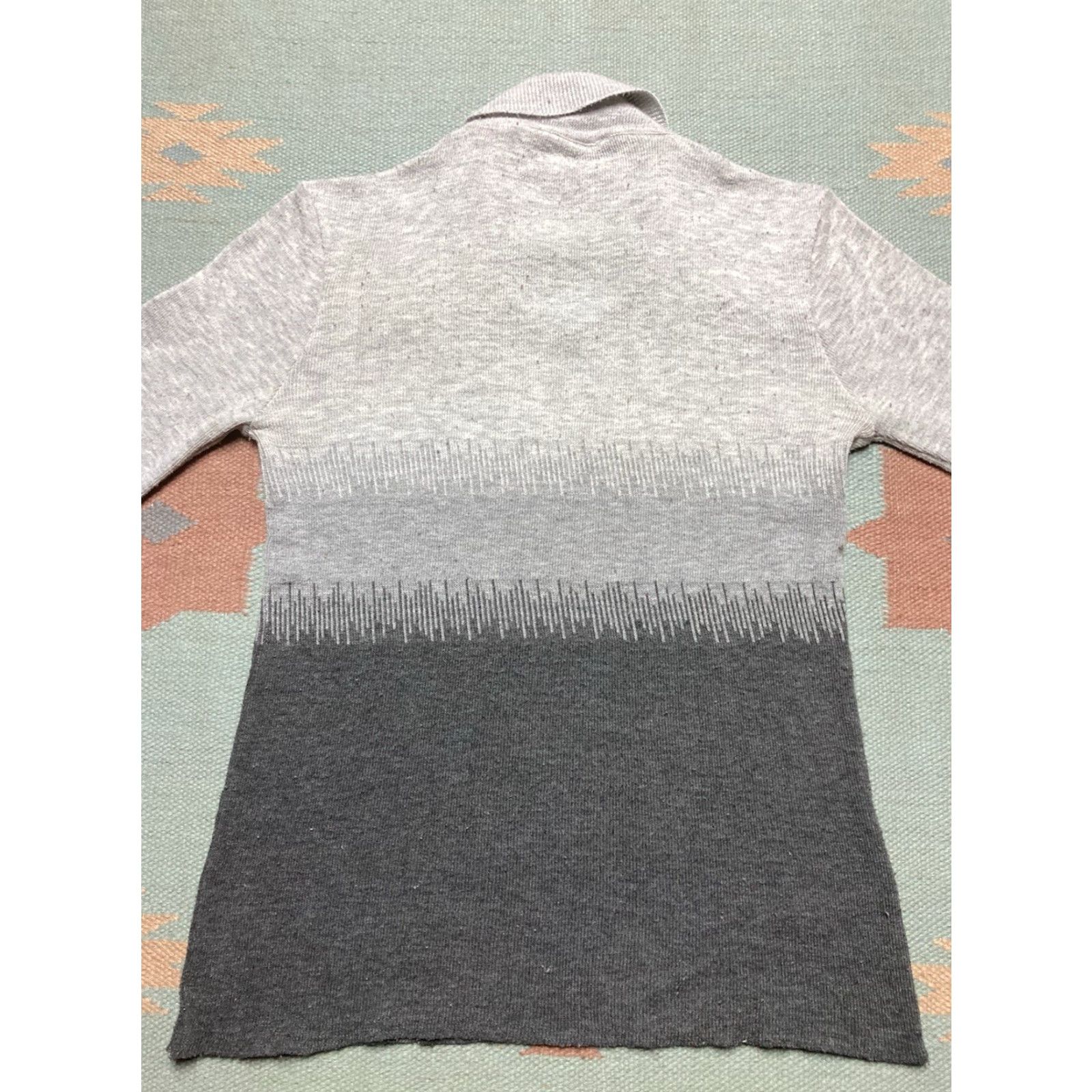 Vintage VINTAGE 70s knit sweater dagger collar open neck abstract Women’s L Size L / US 10 / IT 46 - 7 Thumbnail