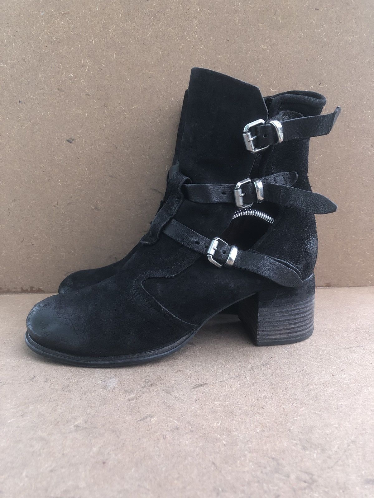 A.S.98 A.S 98 Black Calfskin Leather women’s Boots Size 39 Size US 8.5 / IT 38.5 - 2 Thumbnail