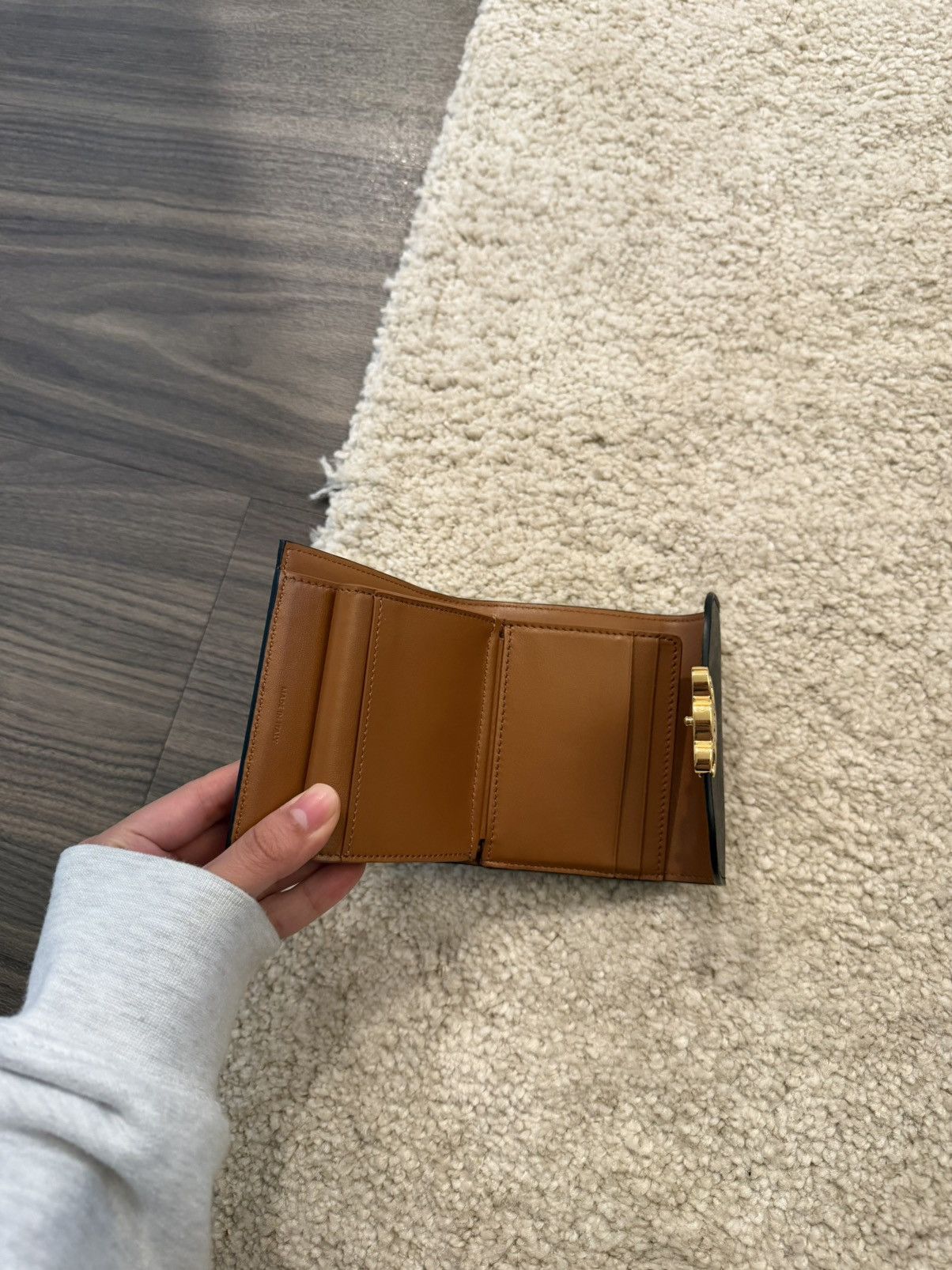Celine CELINE Small Flap Wallet TRIOMPHE IN Triomphe Canvas Size ONE SIZE - 5 Thumbnail