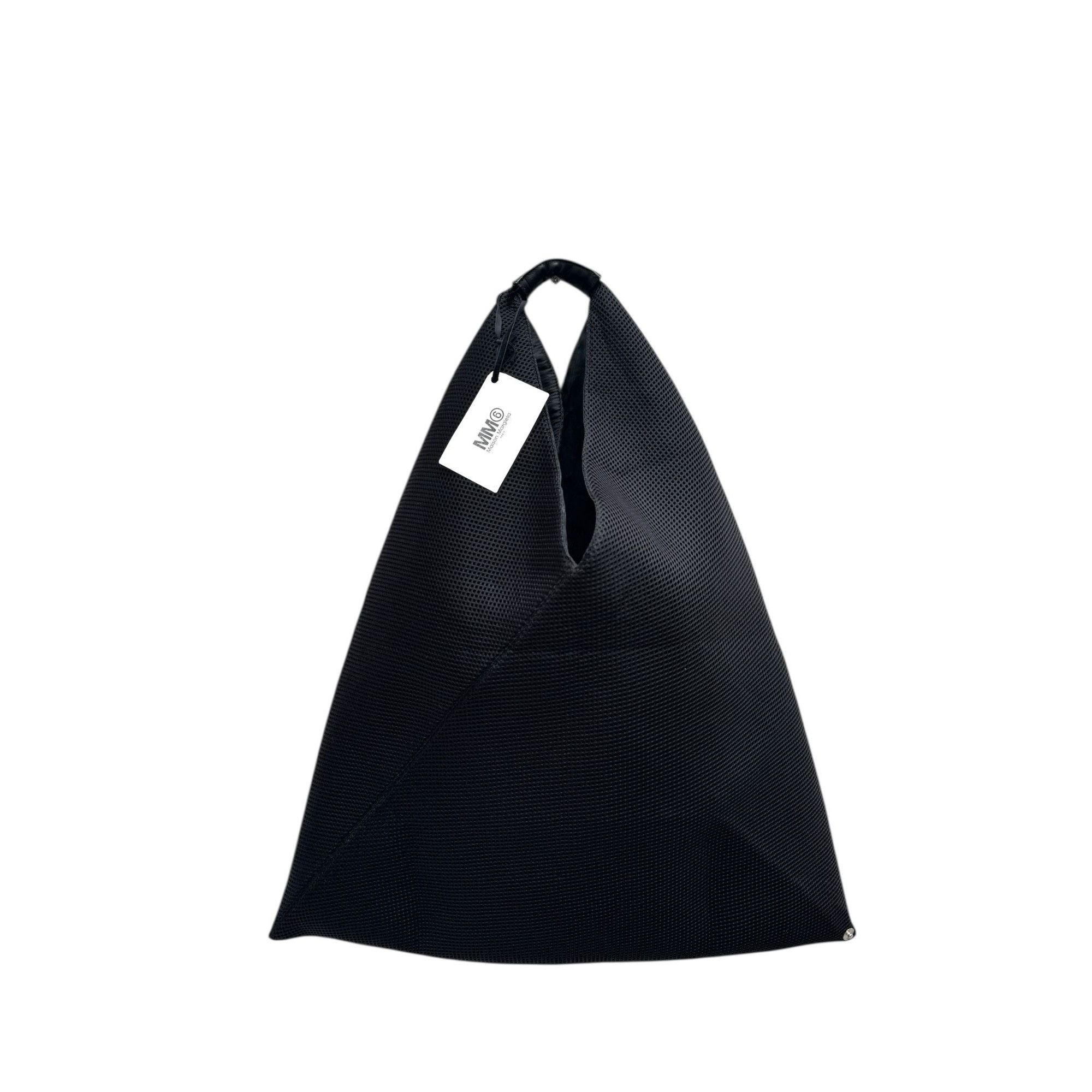 Maison Margiela Black Mesh Japanese Tote Bag, Men's