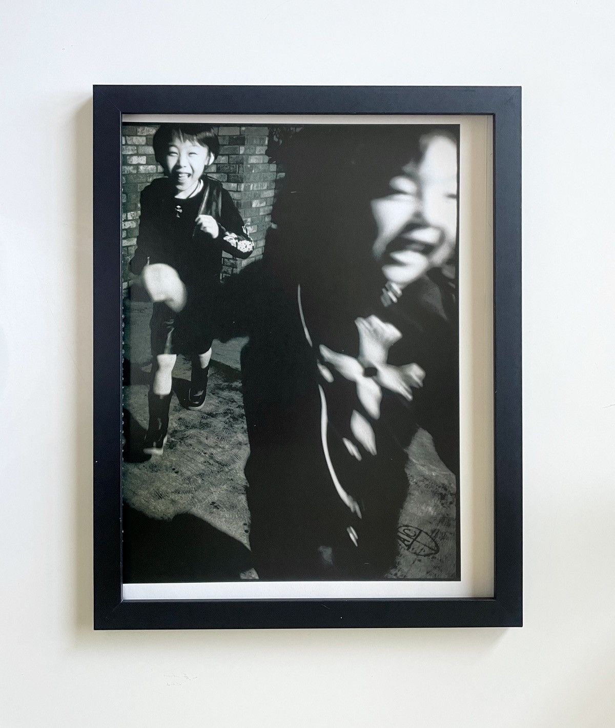 Chrome Hearts black/White photo 9x11 Framed poster