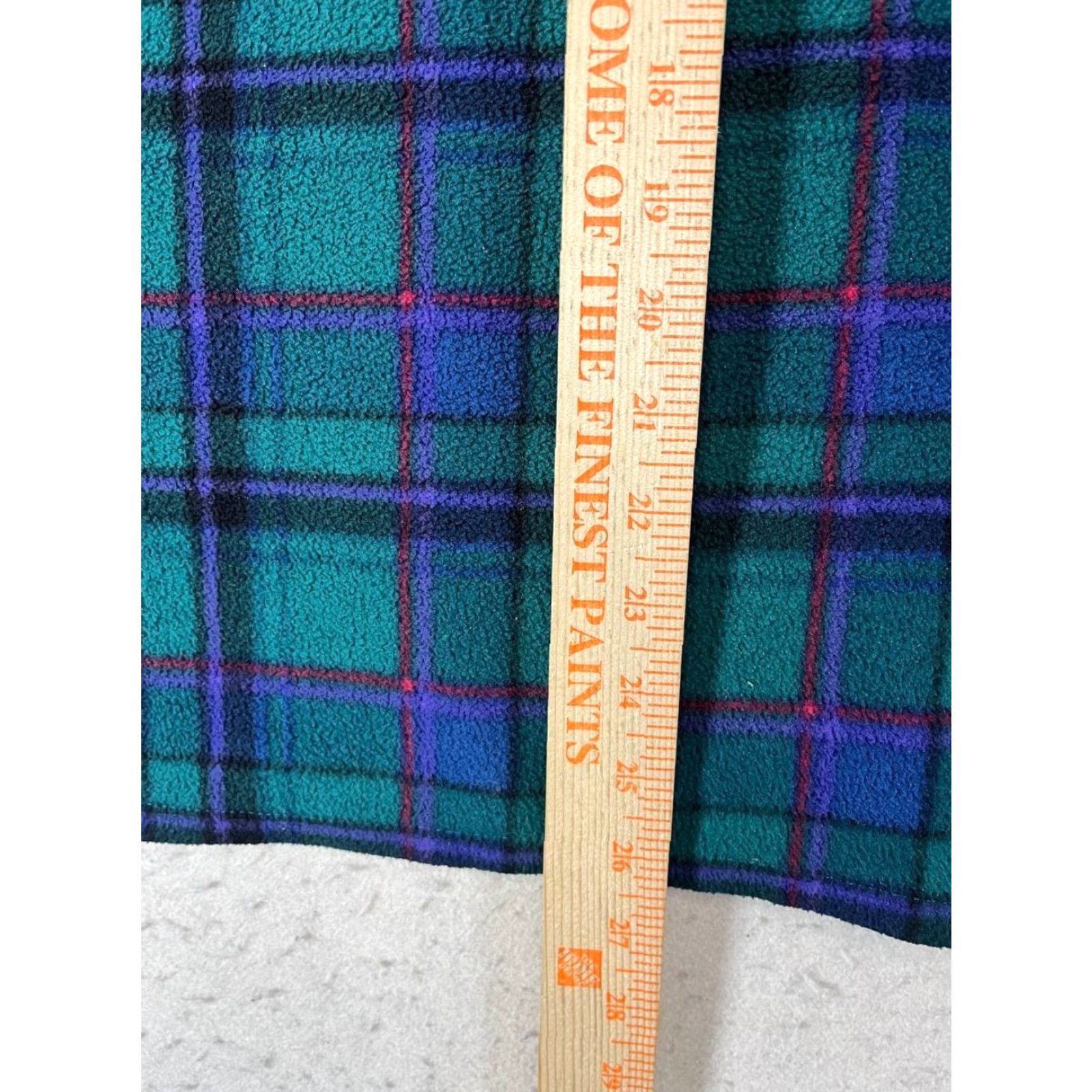 Ralph Lauren Ralph Lauren Women Pajama Set XL Fleece Green Plaid Lounge See Lint Pattern Size 40" / US 18 - 6 Thumbnail