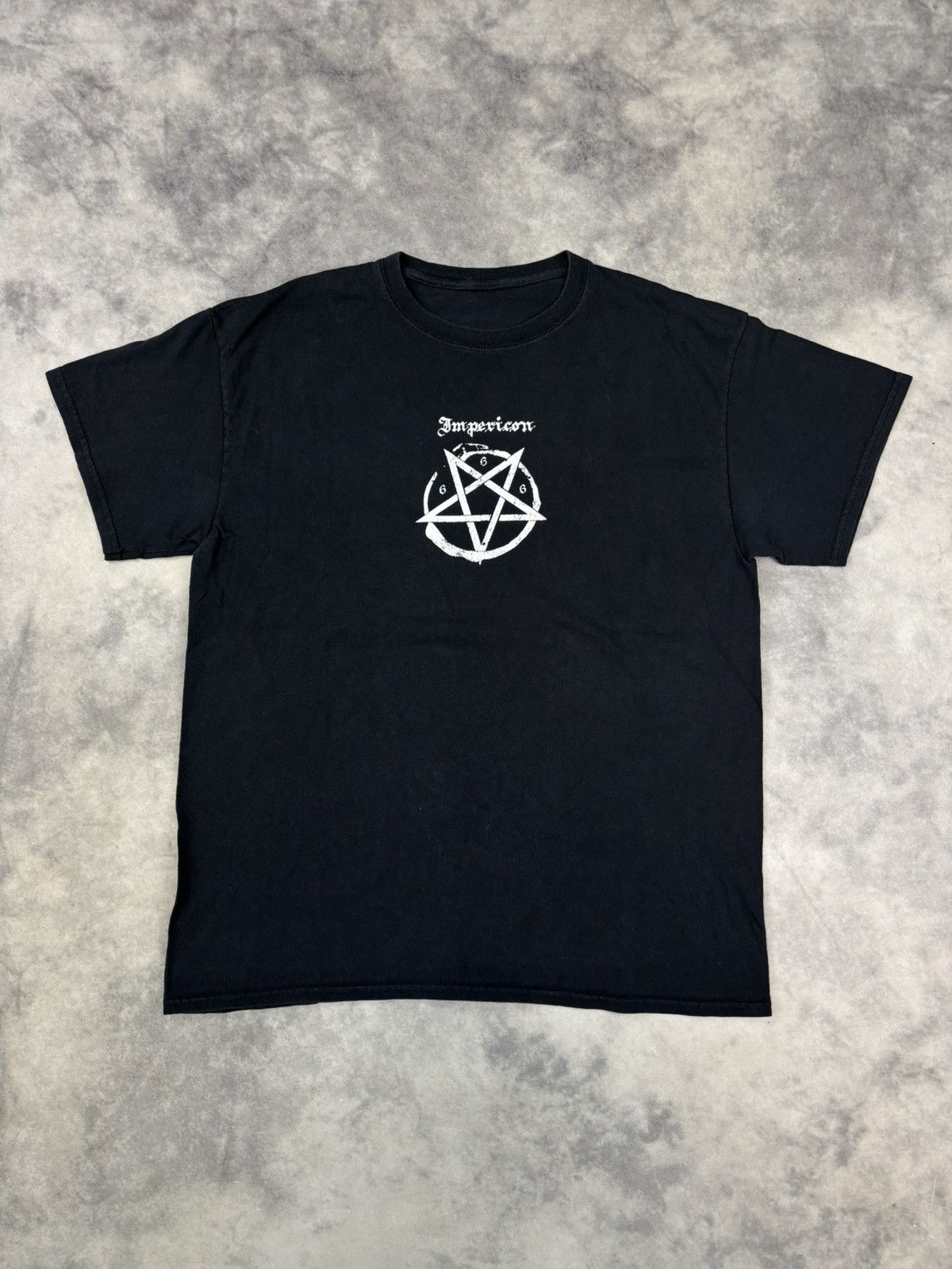 Band Tees × Vintage Impericon t shirt band rock Metal opium 666 Devil affliction Size US L / EU 52-54 / 3 - 1 Thumbnail