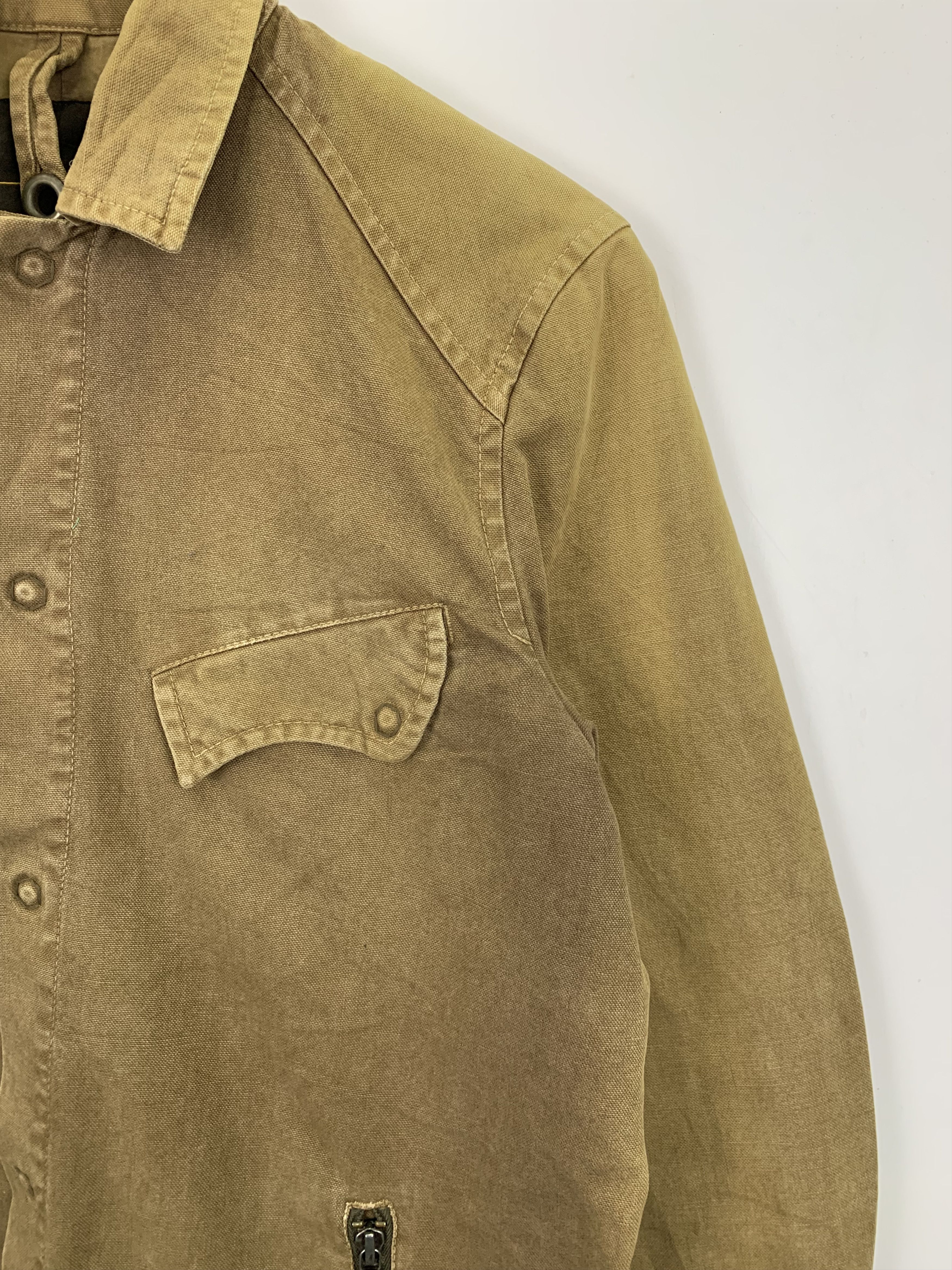 Vintage 90s Japanese Worker Denim Jacket J1048