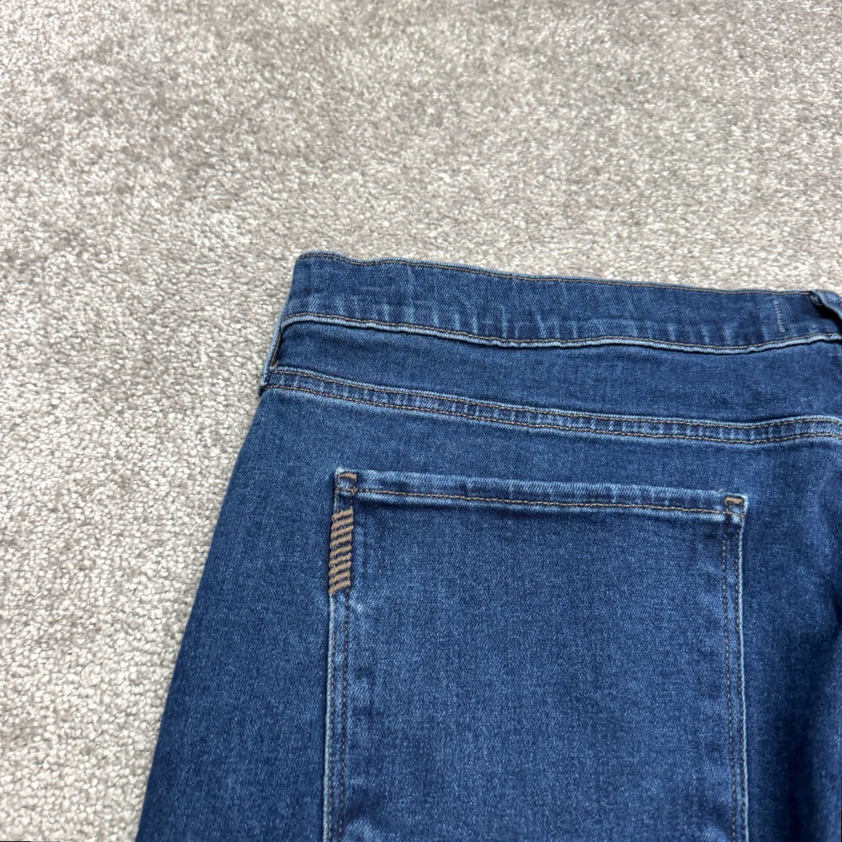 Paige Paige Federal Jeans Straight Leg Denim Womens 38 Blue Cotton Blend Casual Vintage No Size 26" / US 2 / IT 38 - 4 Thumbnail