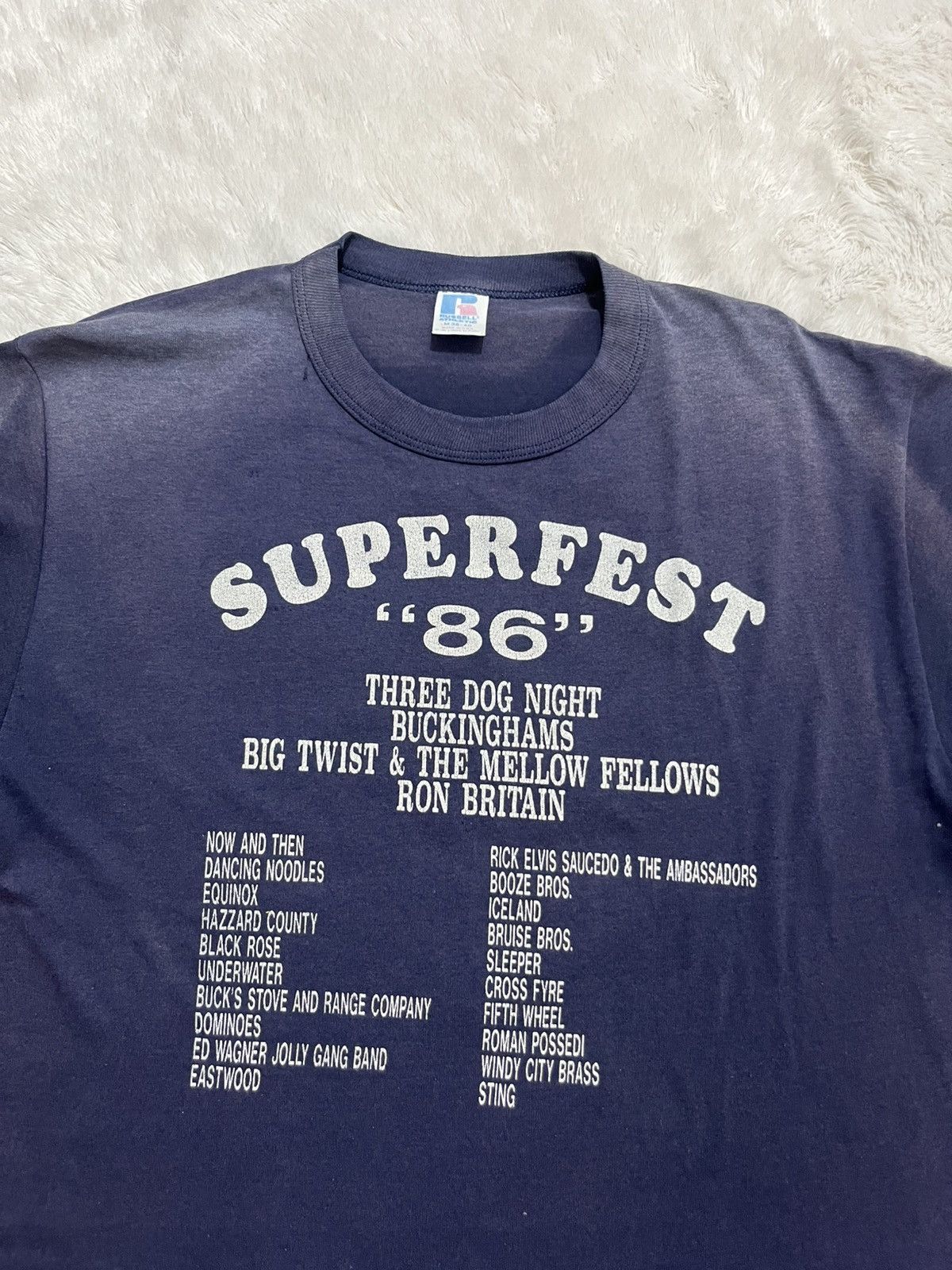 Other Vintage Superfest 86 Concert Tee Russell USA Single Stitch Size US M / EU 48-50 / 2 - 2 Thumbnail