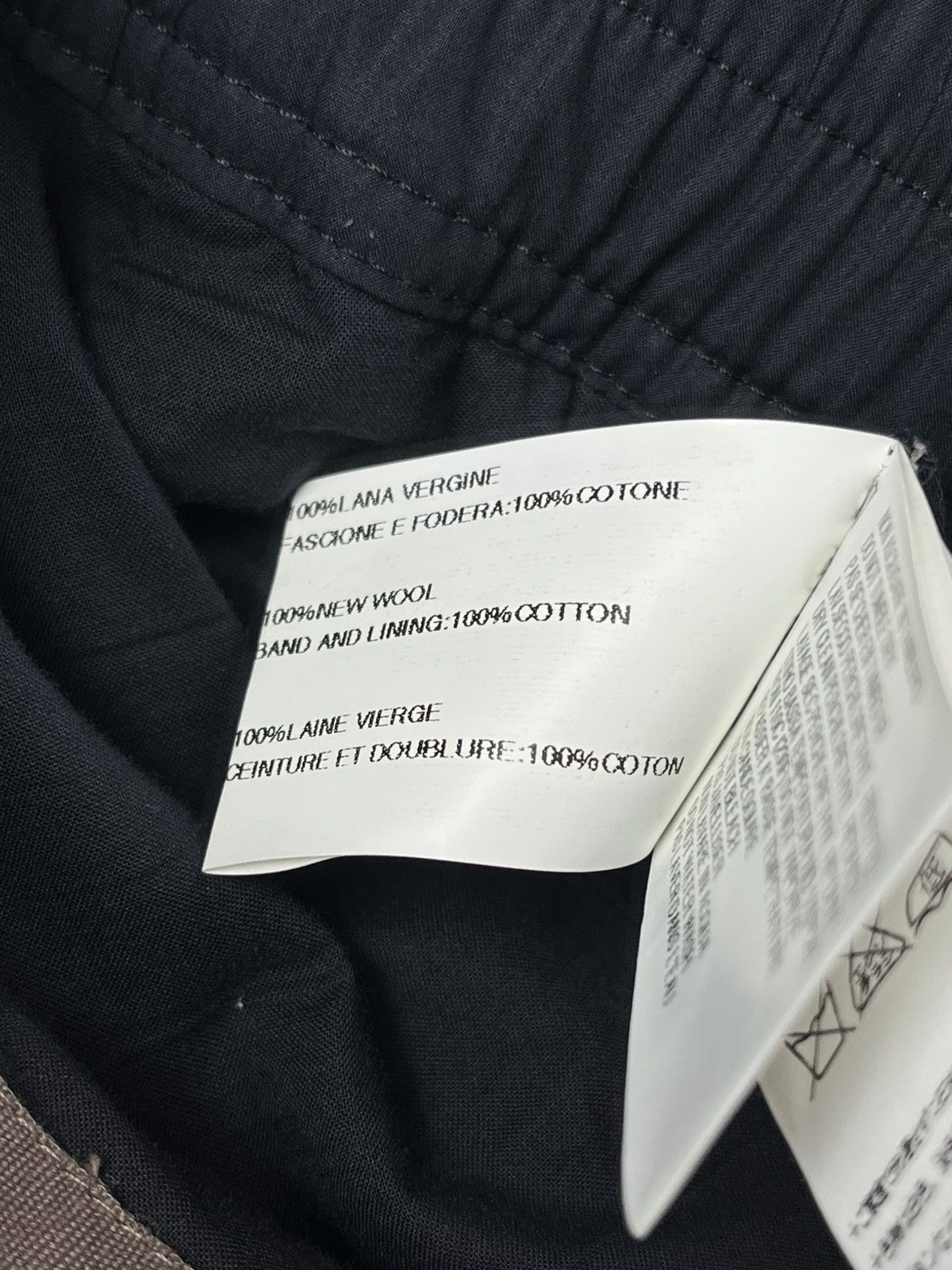 Rick Owens FW12 Rick Owens Mountain Wool Drawstring Drop Crotch Pants Size US 32 / EU 48 - 8 Thumbnail