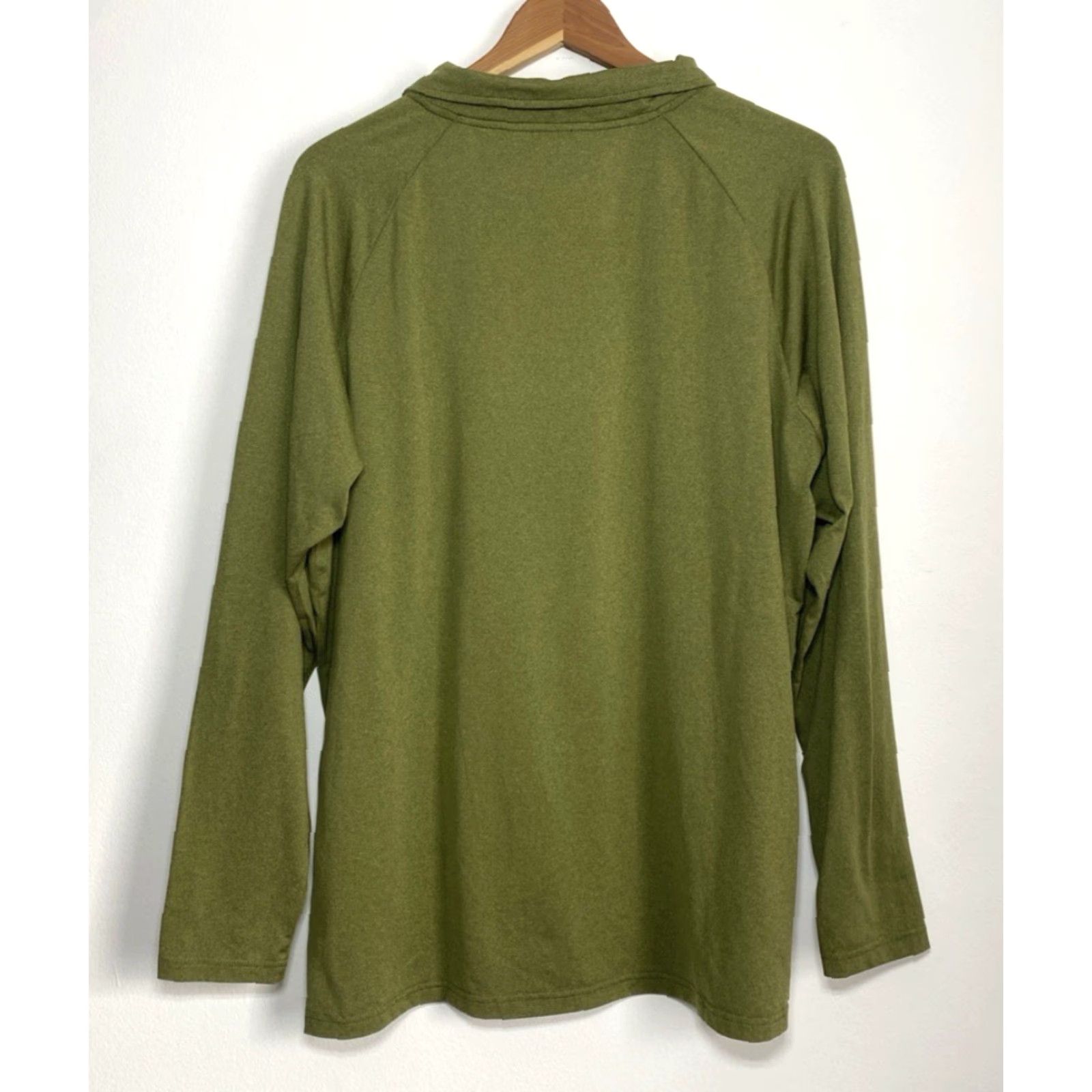 Vintage Barbell Apparel Men’s Long Sleeve Polo Shirt XL Green Barbell Apparel Polo Shirt Men’s XL Long Sleeve Green Performance Gym & Training Size US XL / EU 56 / 4 - 2 Thumbnail