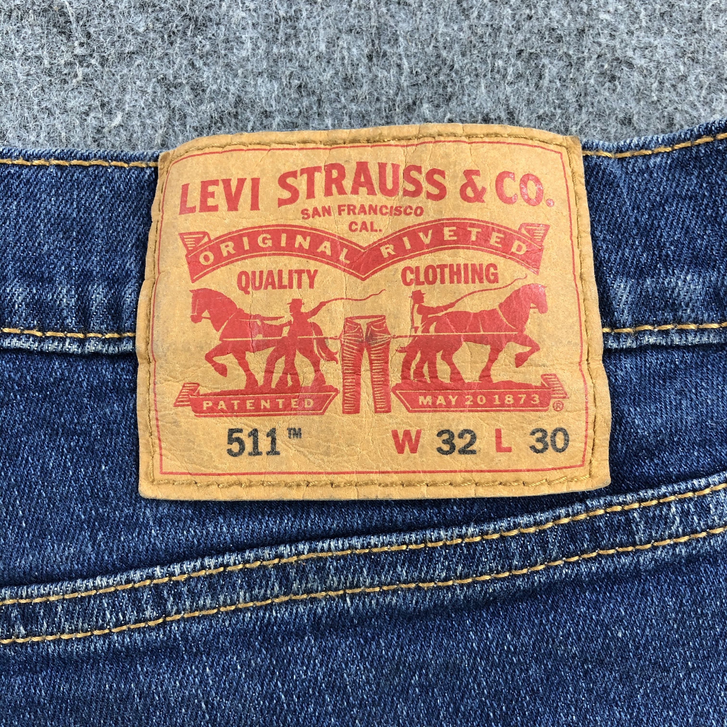 Levi's Vintage Blue Wash Levis 511 Jeans-J2154 Size US 33 - 5 Thumbnail