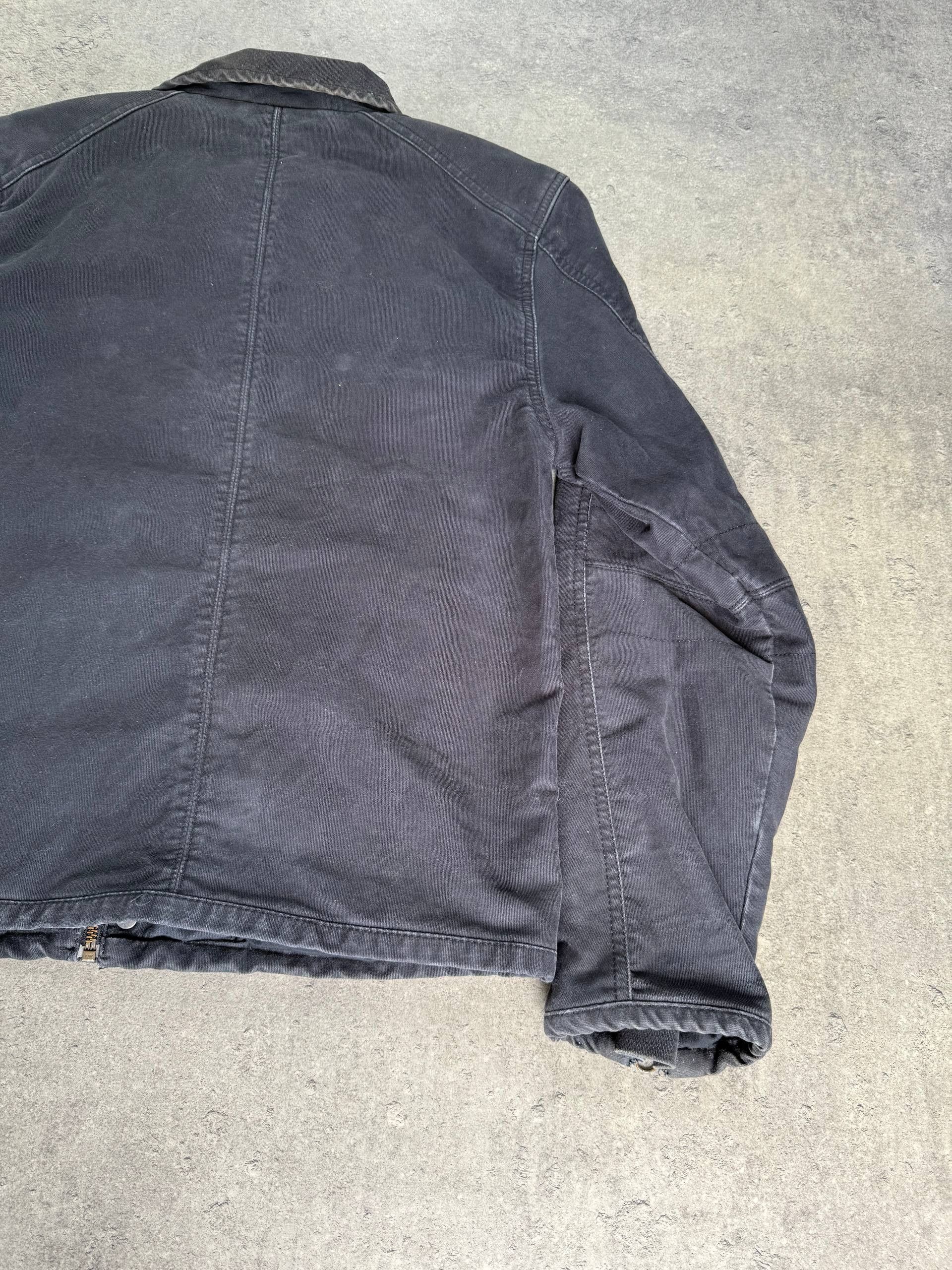 Nike Vintage 00s Nike denim distressed faded jacket work RARE Size US S / EU 44-46 / 1 - 10 Thumbnail