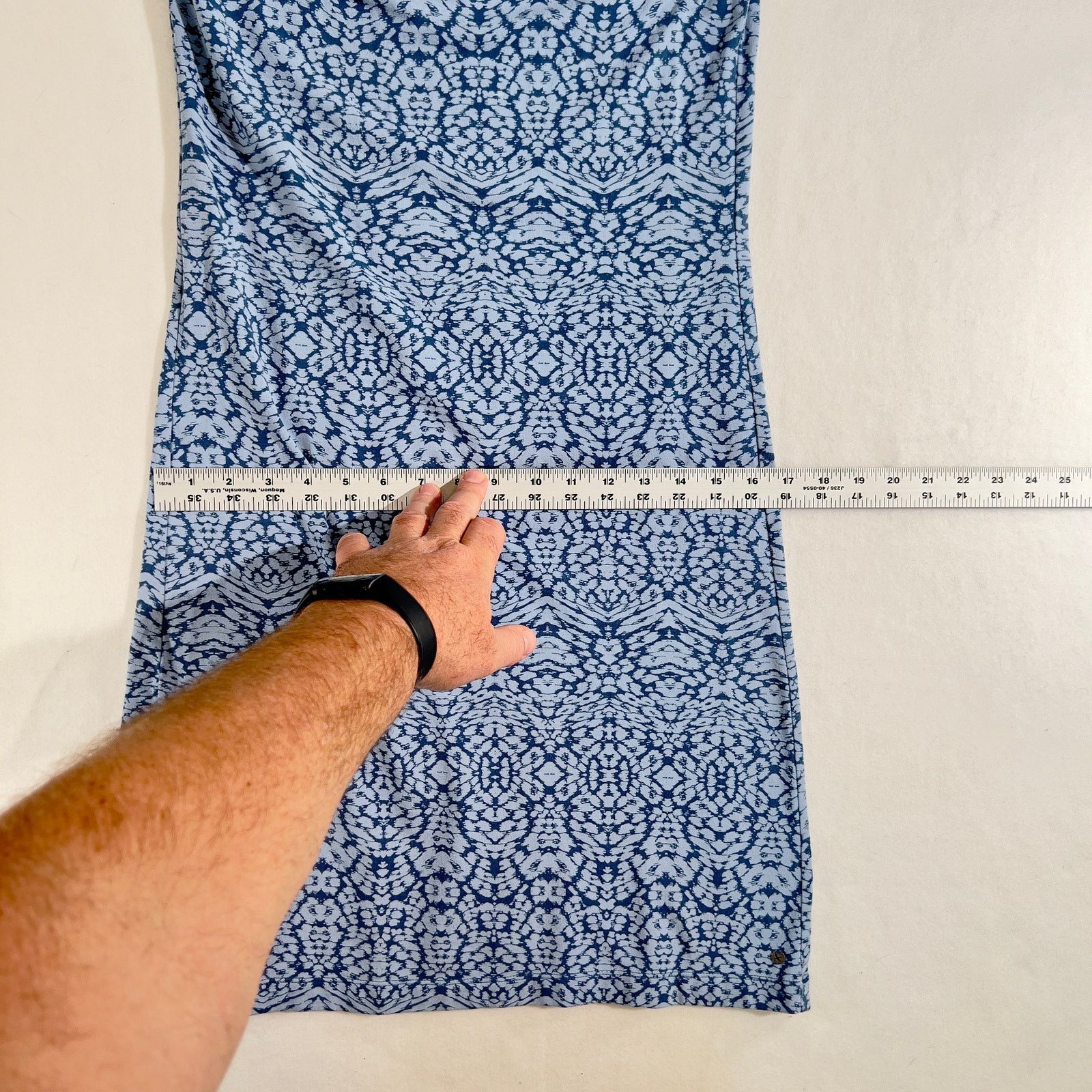 Eddie Bauer Eddie Bauer Sleeveless Sun Dress Woman Sm. Blue Batik Boho Size S / US 4 / IT 40 - 7 Thumbnail