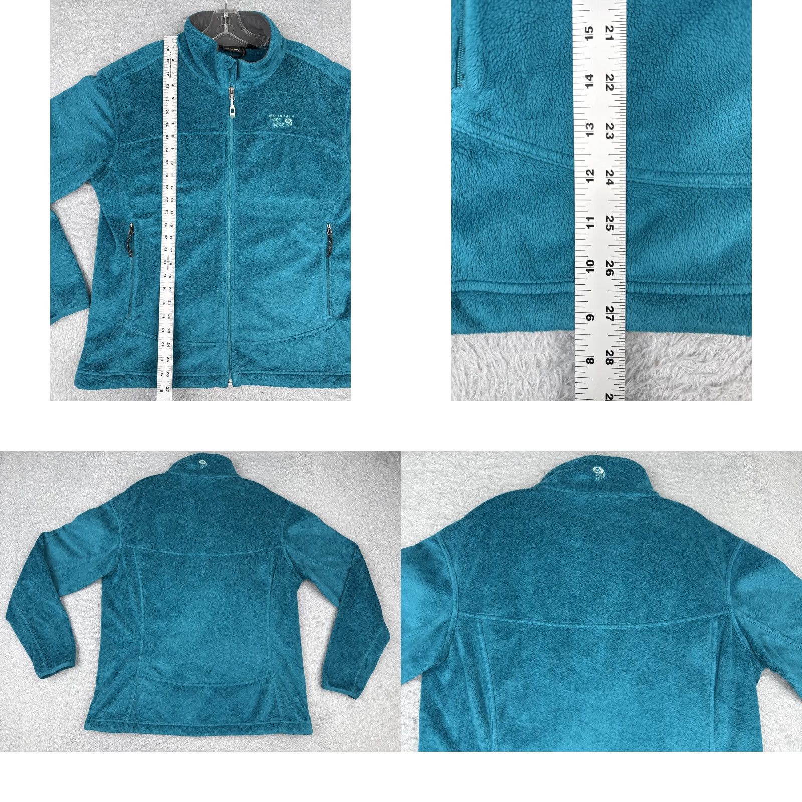 Mountain Hardwear VINTAGE: No—ignore. Mountain Hardwear Fleece Jacket Womens XL Teal Pyxis Full Zip Polyester Size XL / US 12-14 / IT 48-50 - 9 Thumbnail
