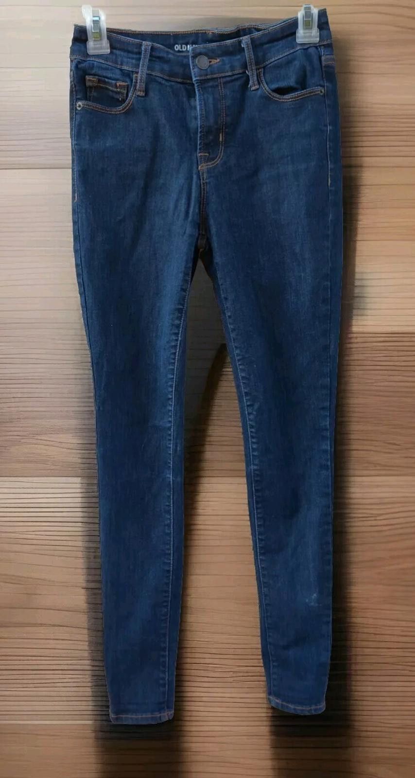 Old Navy Old Navy Rockstar Jeans High Rise Blue Denim Pants 2 Petite Size 26" / US 2 / IT 38 - 1 Thumbnail