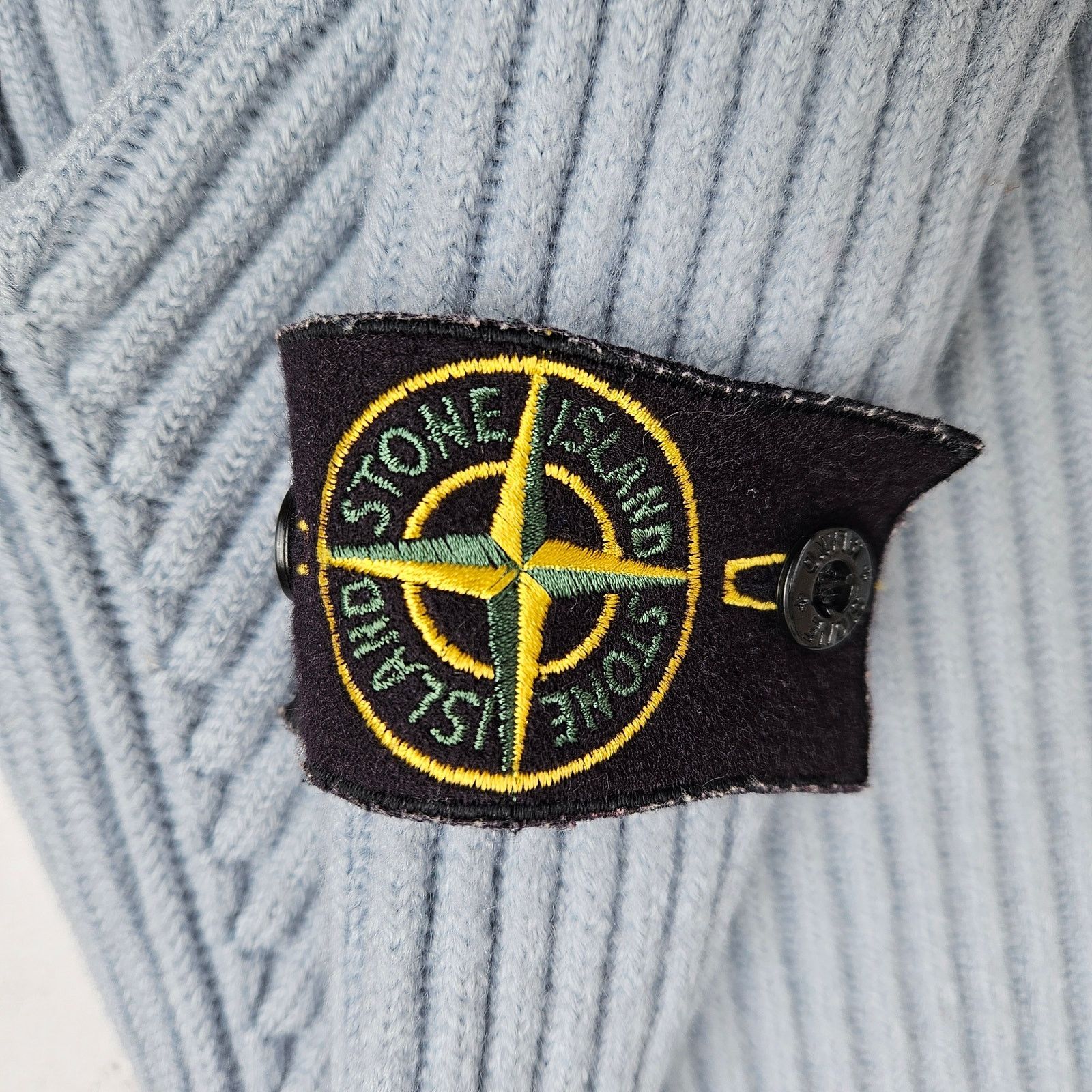 Stone Island Vintage Stone Island Ribbed Turtleneck Knit Sweater Size US S / EU 44-46 / 1 - 4 Thumbnail