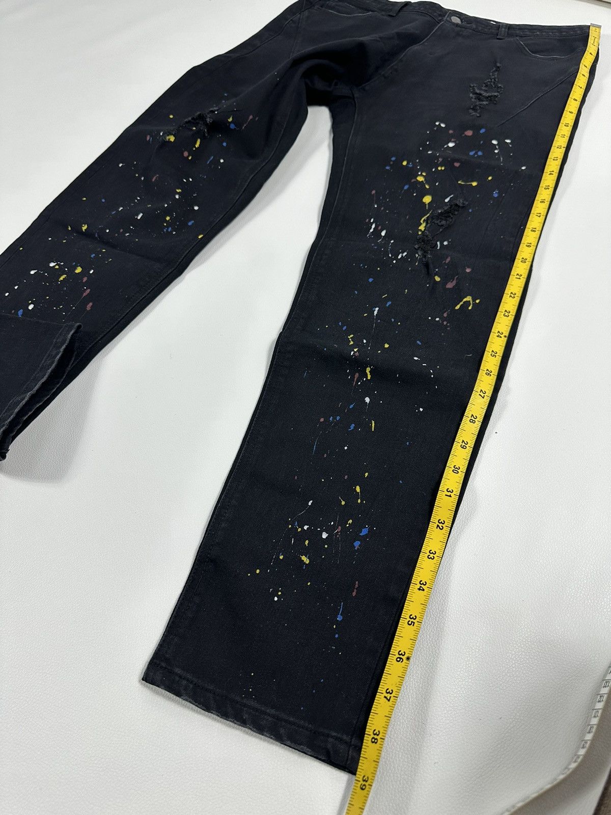Number (N)ine Number Nine Distressed Painter Skinny Jeans Denim Pants Size US 32 / EU 48 - 14 Thumbnail