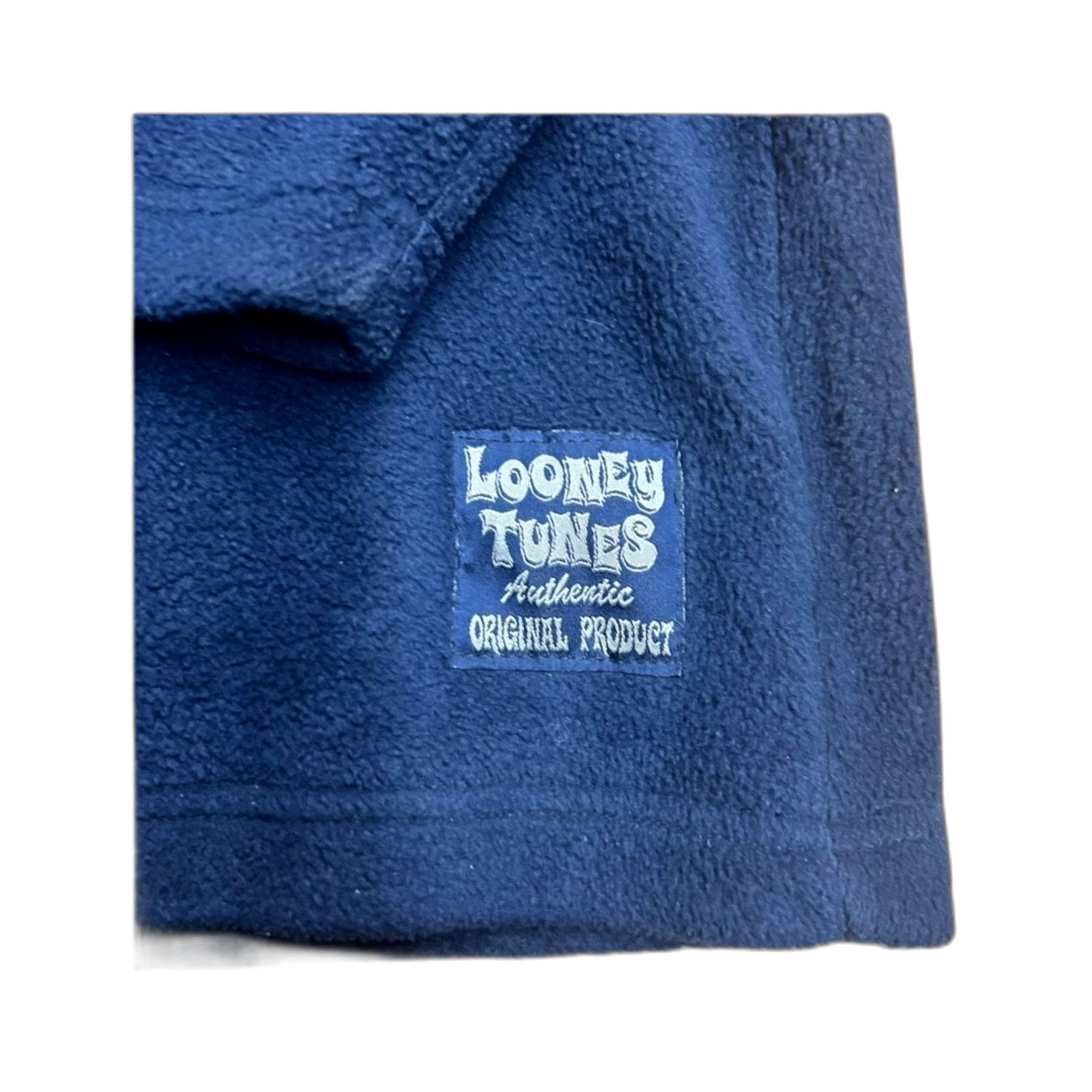 Vintage Vintage Looney Tunes Quarter Zip Kangaroo Pouch Blue Hooded Size US XL / EU 56 / 4 - 2 Thumbnail