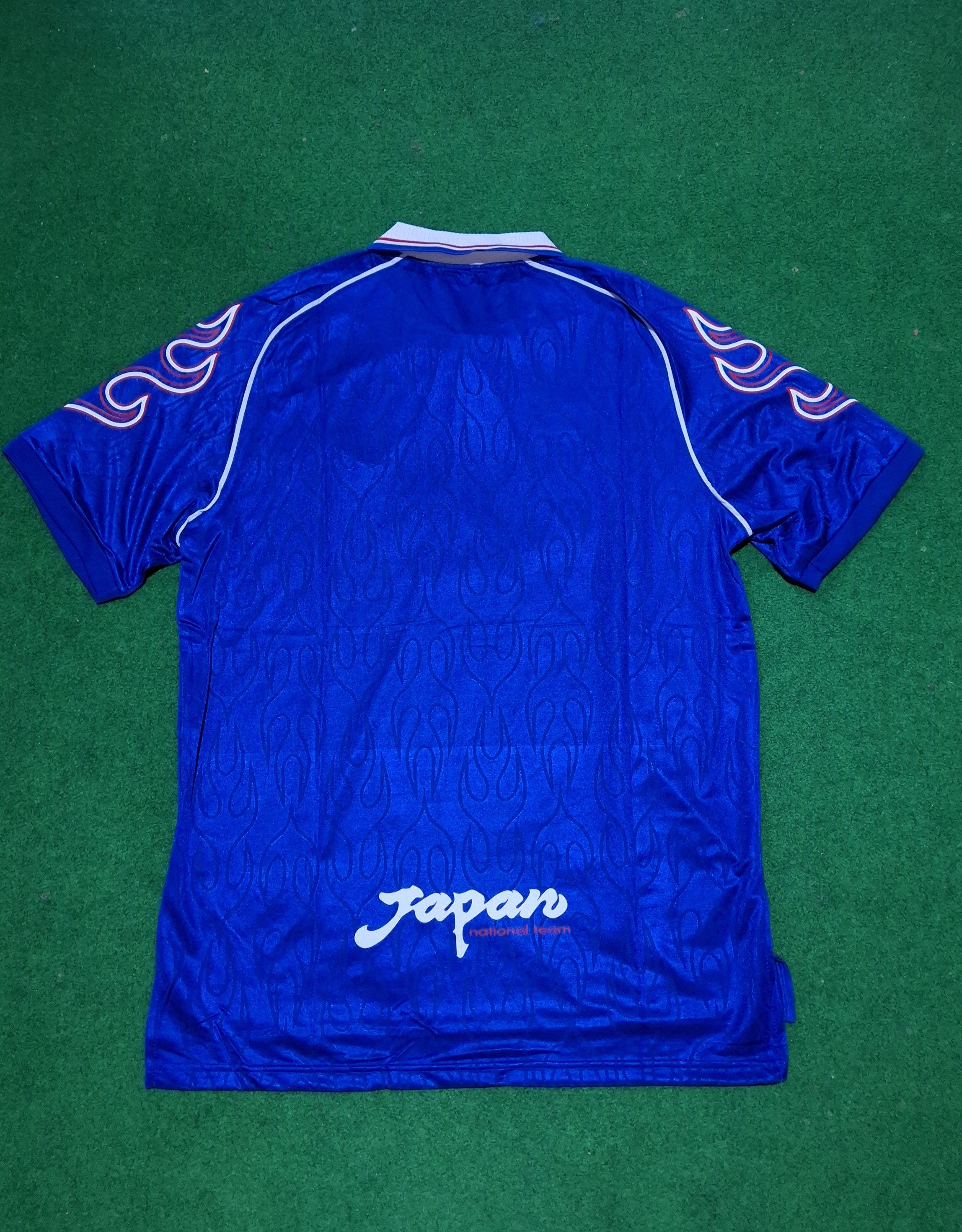 Vintage Vintage Jersey japan 1998 Home flames Blockcore Size US XL / EU 56 / 4 - 7 Thumbnail