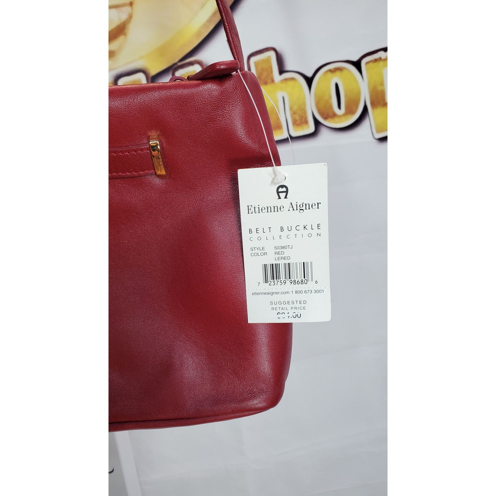 Etienne Aigner Brand New Etienne Aigner Red Leather Shoulder Bag Size ONE SIZE - 3 Thumbnail