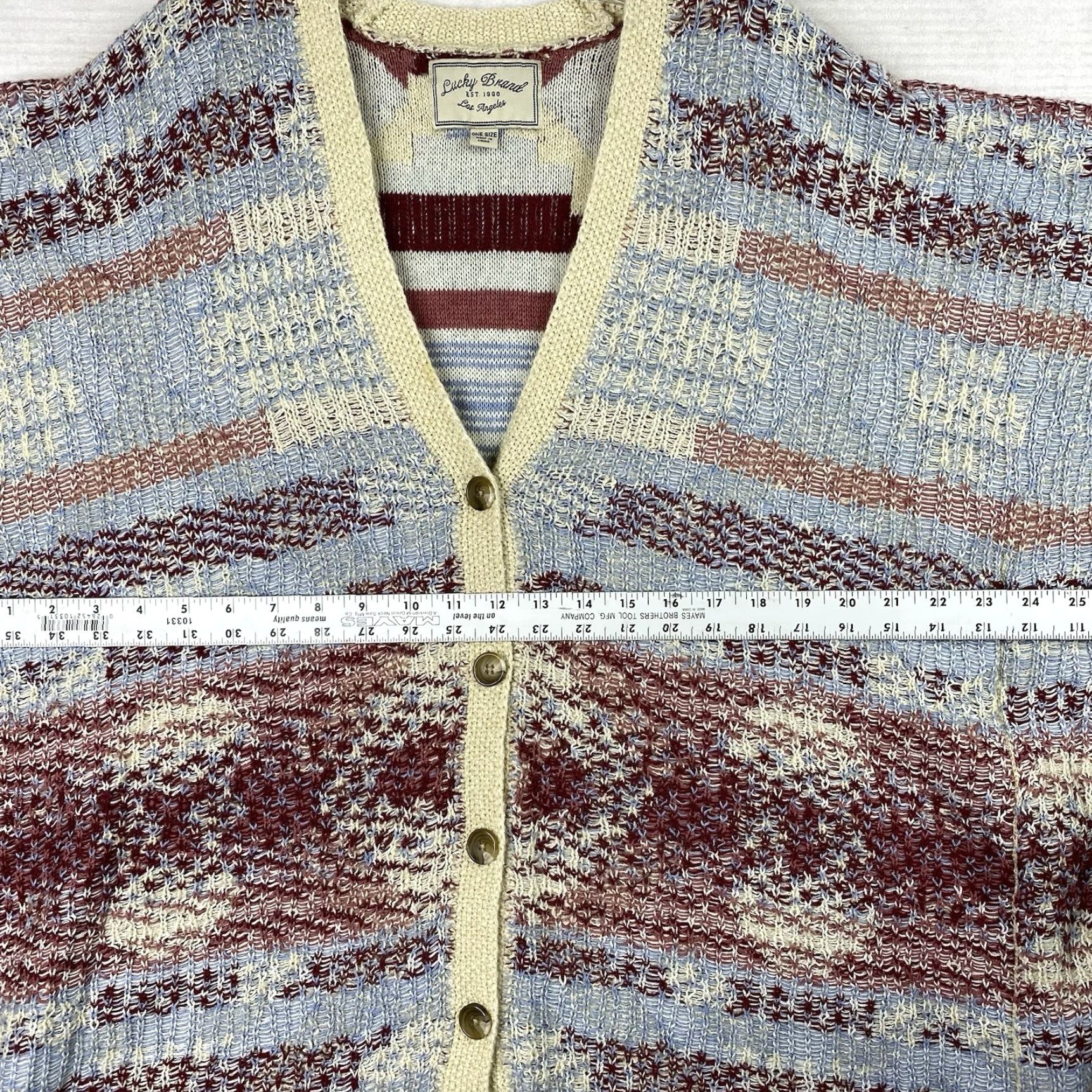 Lucky Brand **Lucky Brand One Size Aztec Geometric Sweater Cardigan** User: Lucky Brand One Size Aztec Geometric Sweater Cardigan Size ONE SIZE - 4 Thumbnail