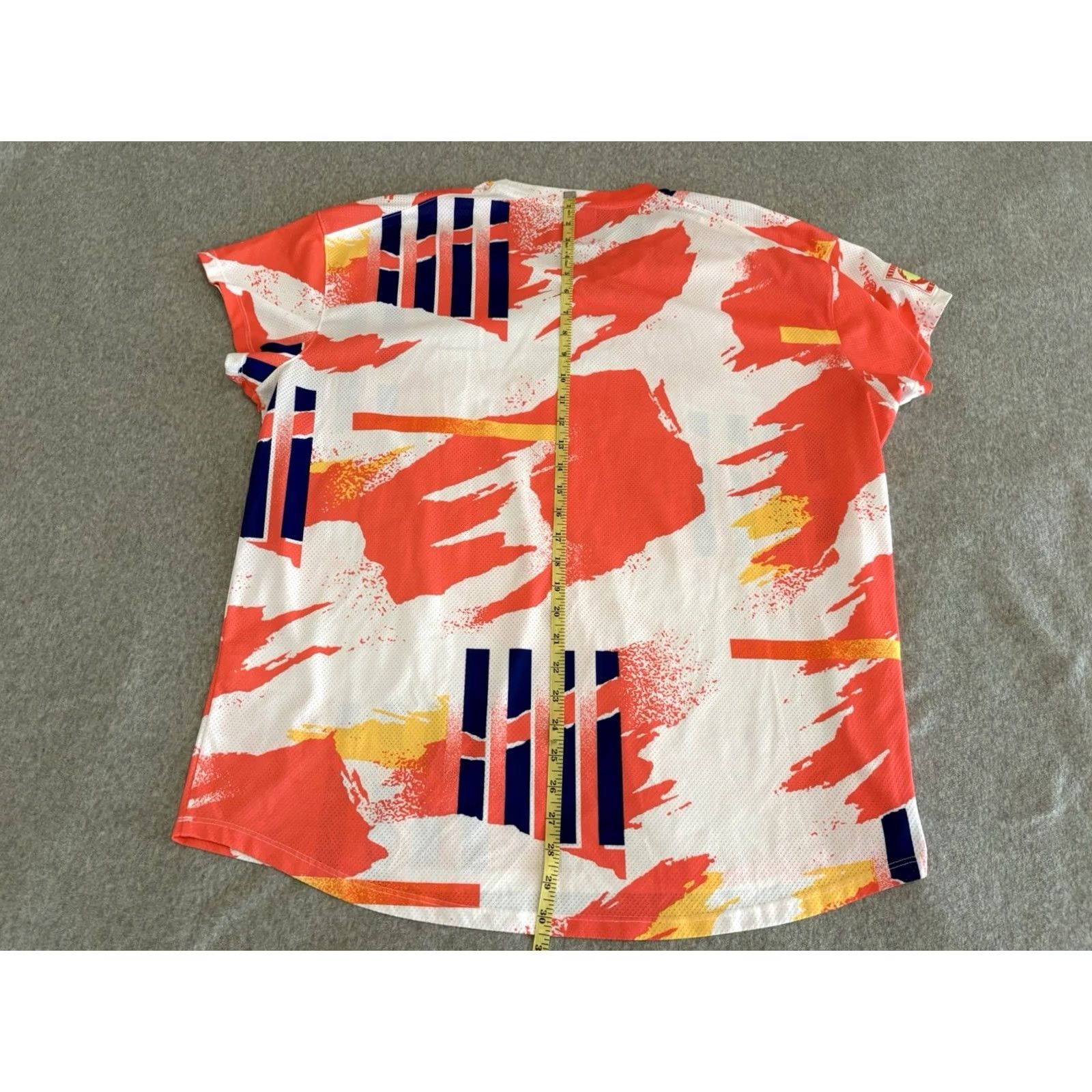 Nike Nike Challenge Court Andre Agassi Crew AOP Retro Tennis Shirt XXL 2XL Men Multicolor 90s 2020 CK9797-100 Size US XXL / EU 58 / 5 - 6 Thumbnail