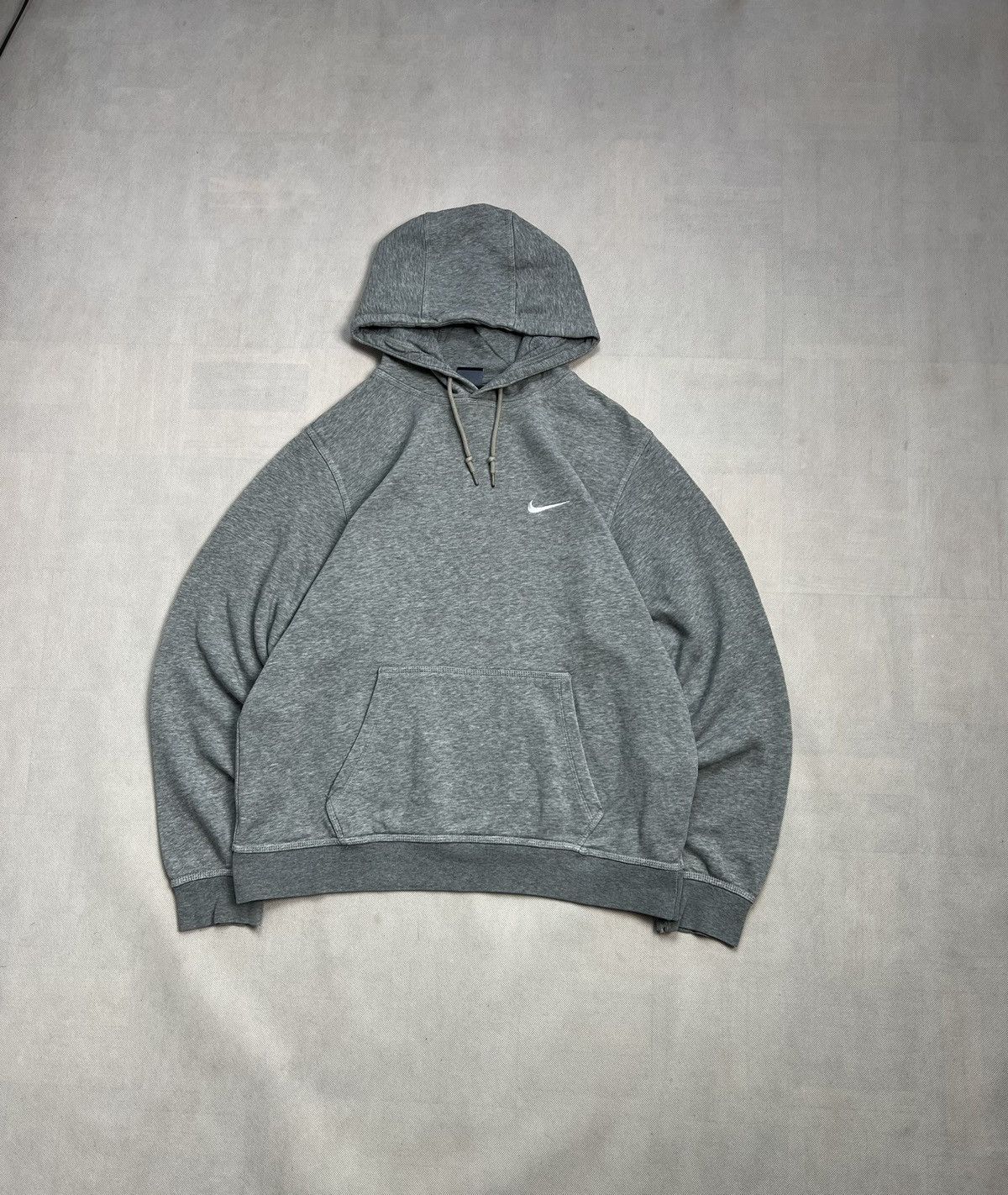 Nike Hoodie Nike small logo swoosh y2k grey Size US L / EU 52-54 / 3 - 1 Thumbnail