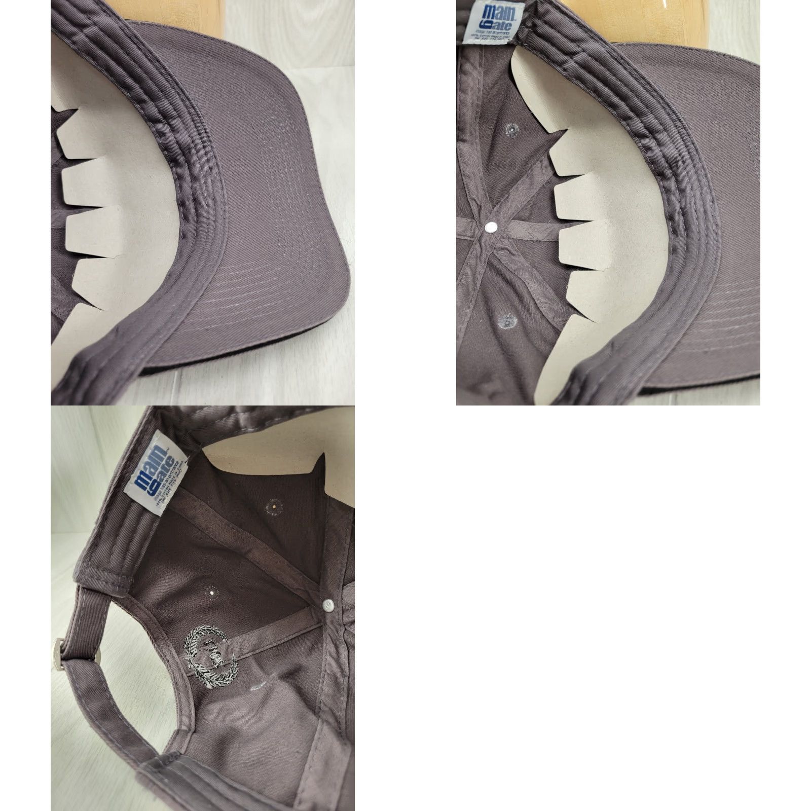 Vintage Legends of Motorsports Gray Hat Mens Baseball Cap HaT Gray Adjustable Size Size ONE SIZE - 8 Thumbnail