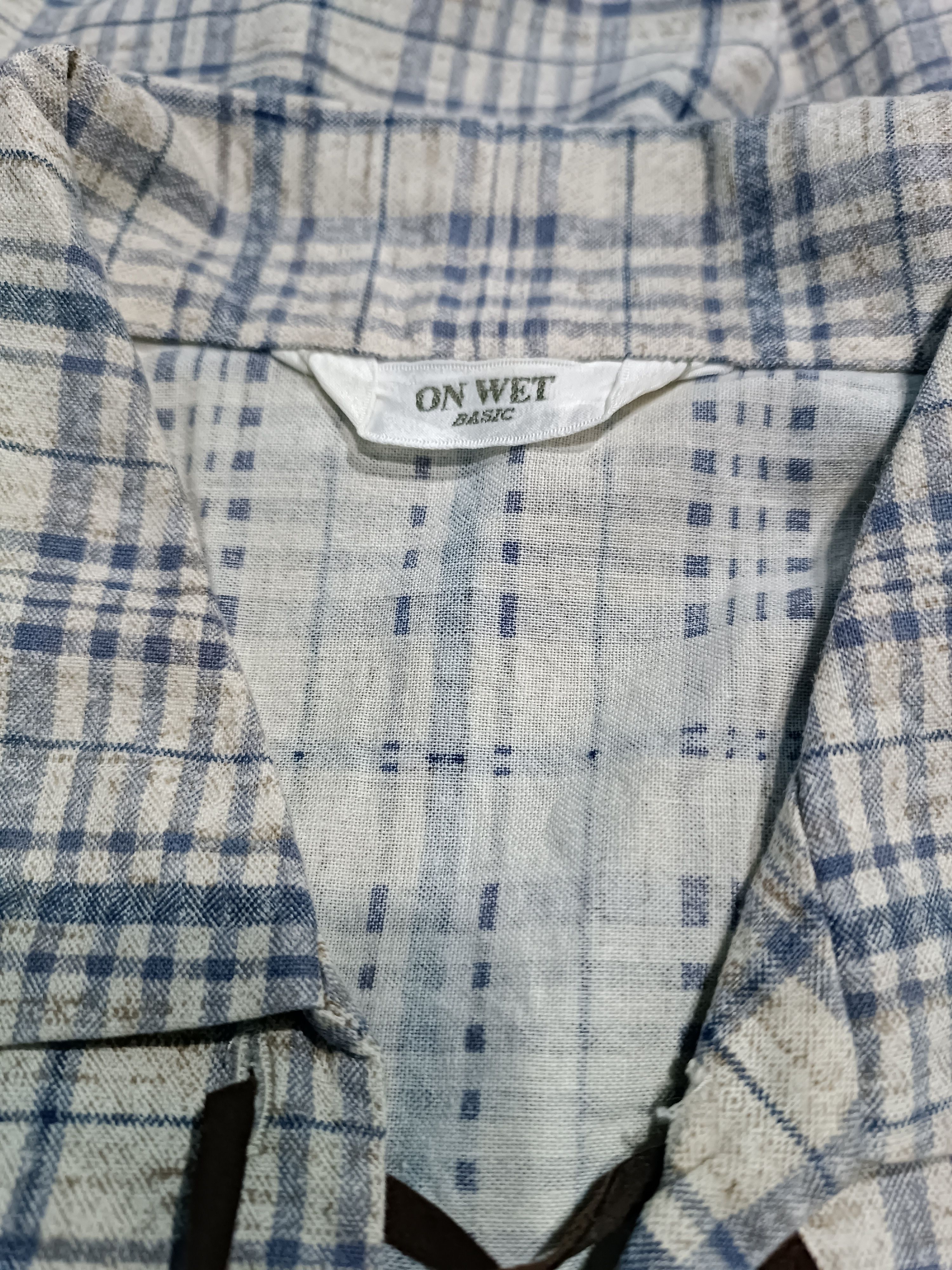 Japanese Brand Short Sleeve Shirt Classic Lace Up Cotton Style Eren Jaeger Size US L / EU 52-54 / 3 - 10 Thumbnail