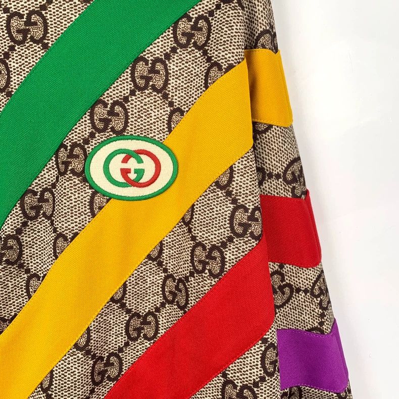 Gucci Gucci Color-blocking old-fashioned full-printed embroidered Size US M / EU 48-50 / 2 - 4 Thumbnail