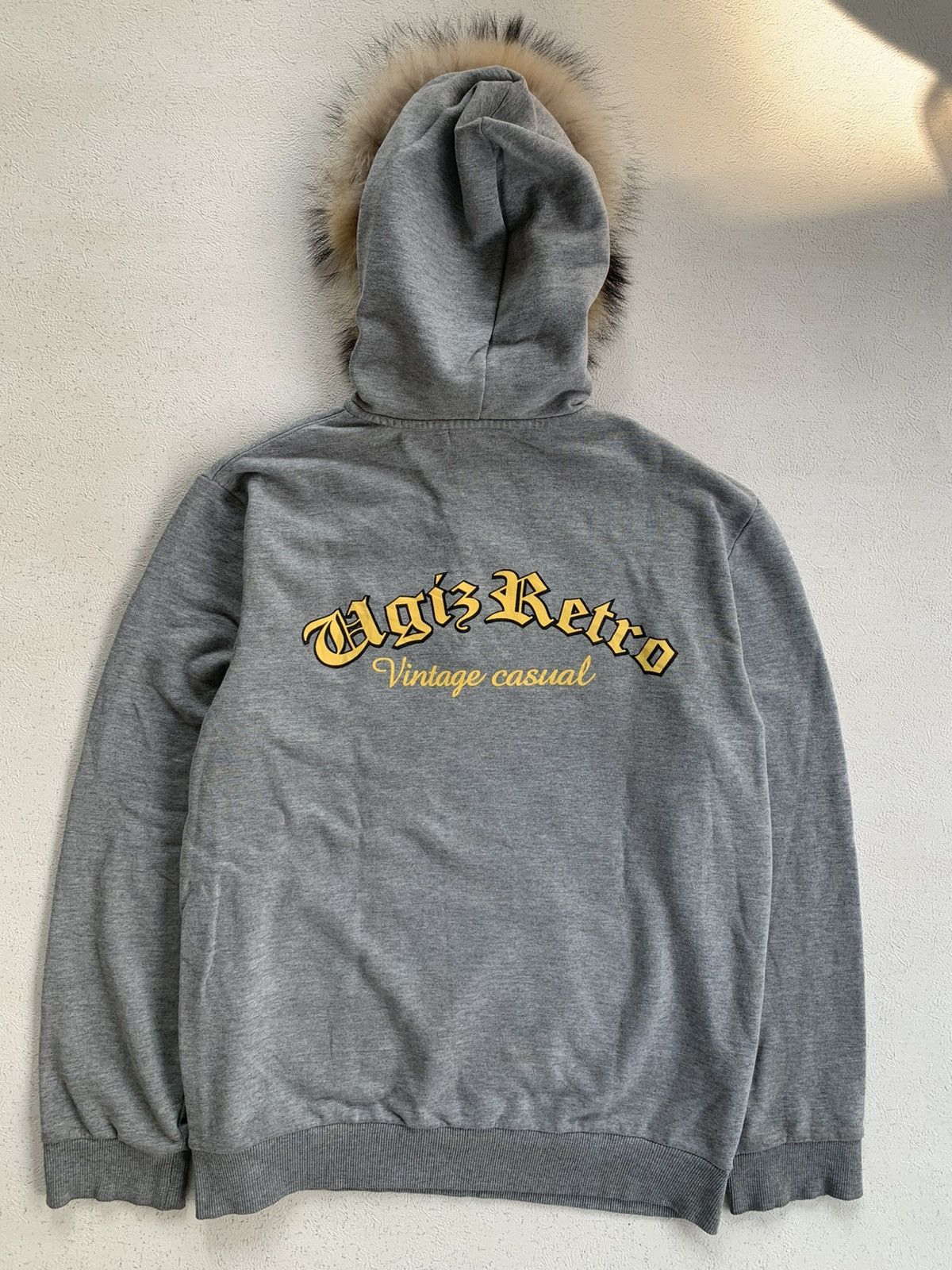 Japanese Brand Vintage Ugiz Retro Faux Fur Hoodie Ifsixwasnine LGB Style Size US XL / EU 56 / 4 - 8 Thumbnail
