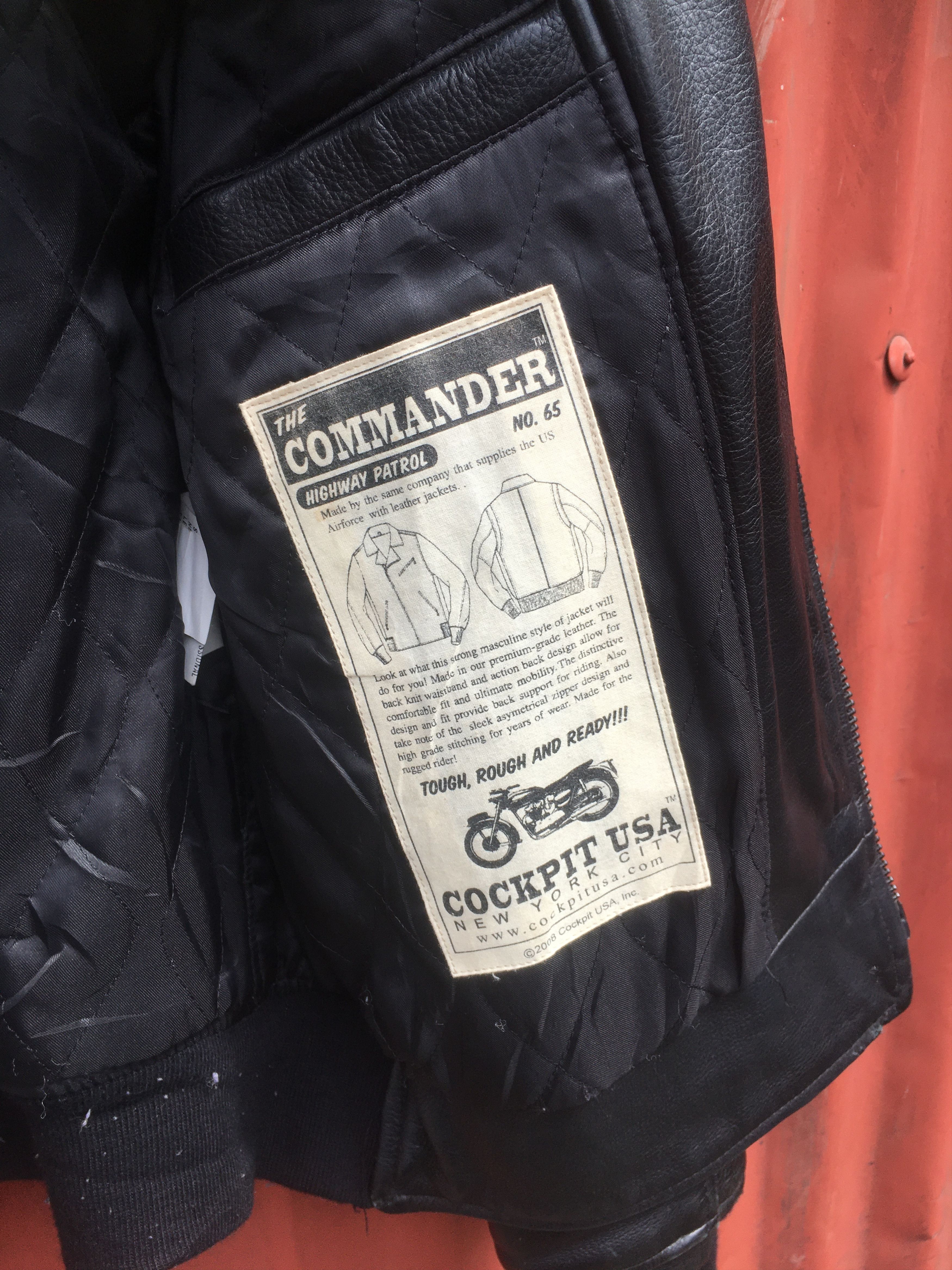 Cockpit USA CPT By cockpit usa blouson leather jacket Size US M / EU 48-50 / 2 - 8 Thumbnail