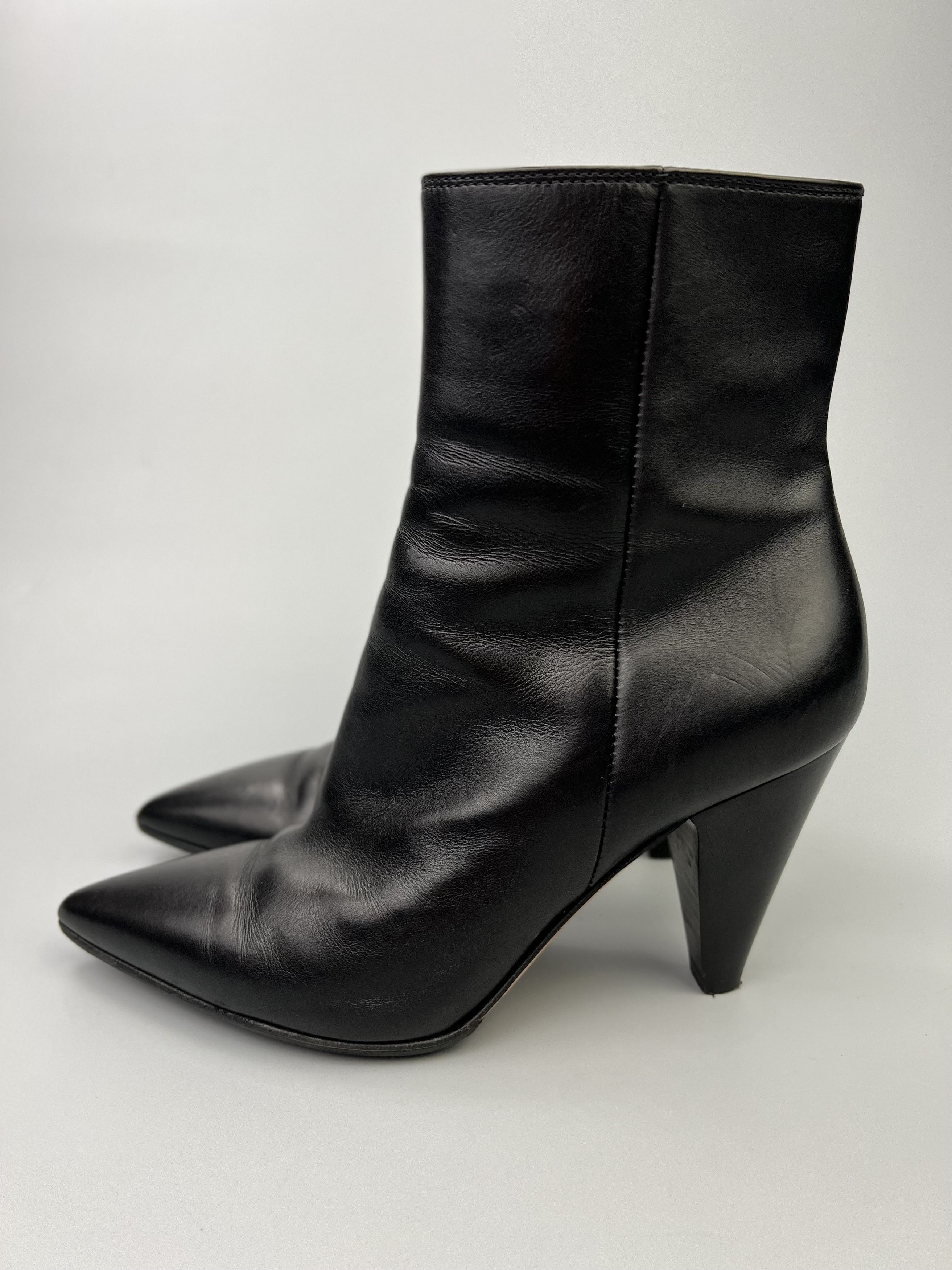 Gianvito Rossi Gianvito Rossi Black Pointed Toe Heel Boots Size IT34 Size US 4 / IT 34 - 3 Thumbnail