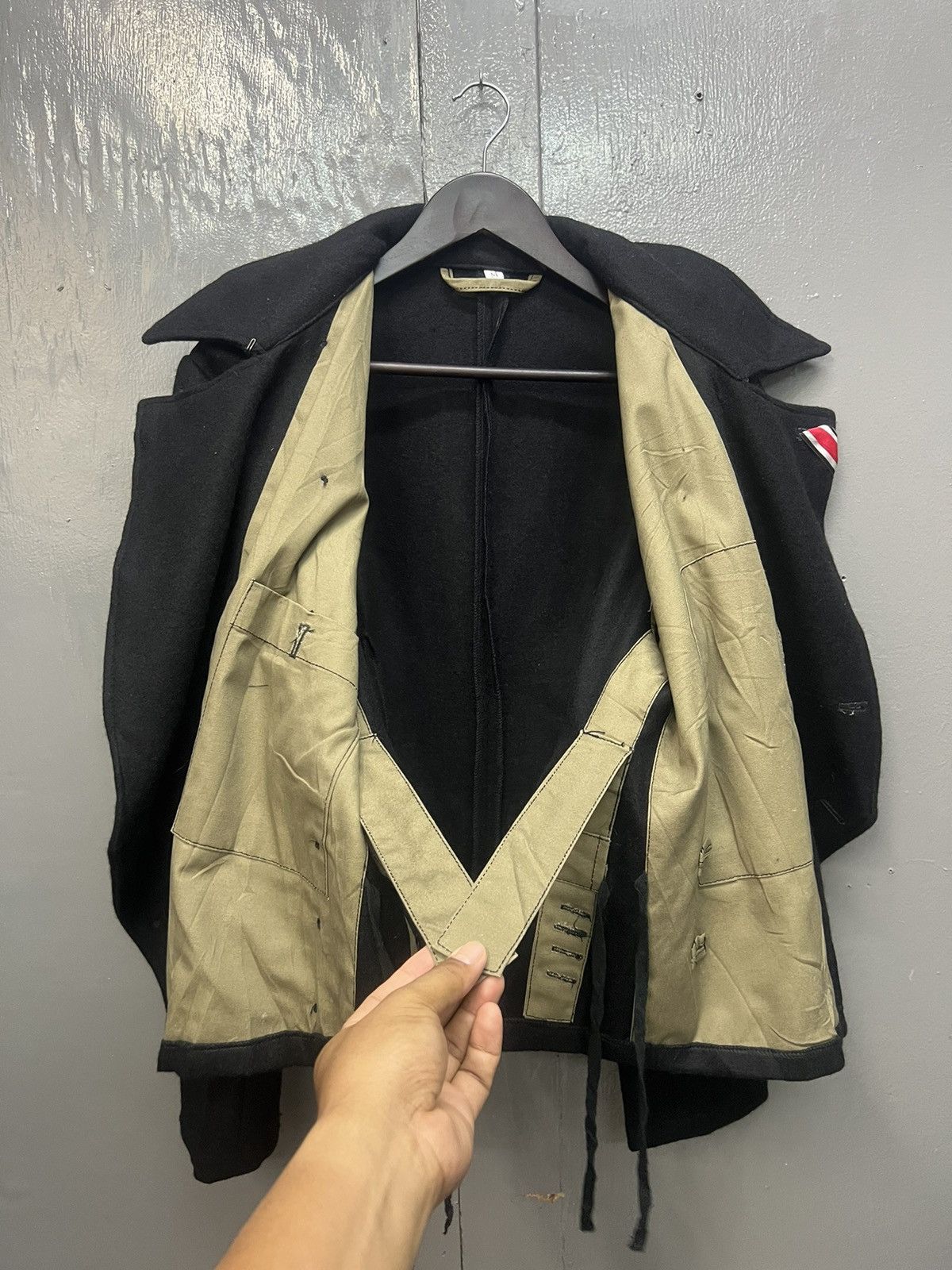 Vintage Vintage Wool Jacket Army Style Size US M / EU 48-50 / 2 - 9 Thumbnail
