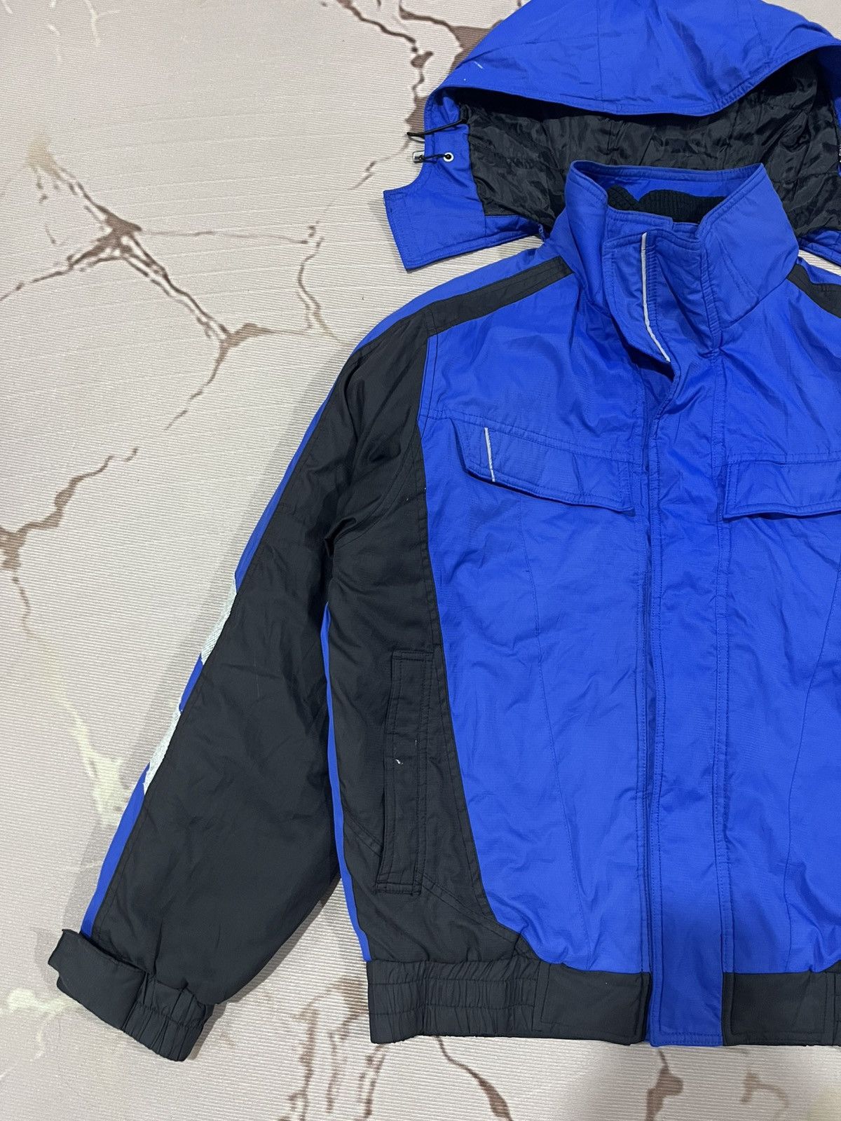 Japanese Brand Andare Schietti Tech Work Jacket Reflective Blue Size US M / EU 48-50 / 2 - 3 Thumbnail