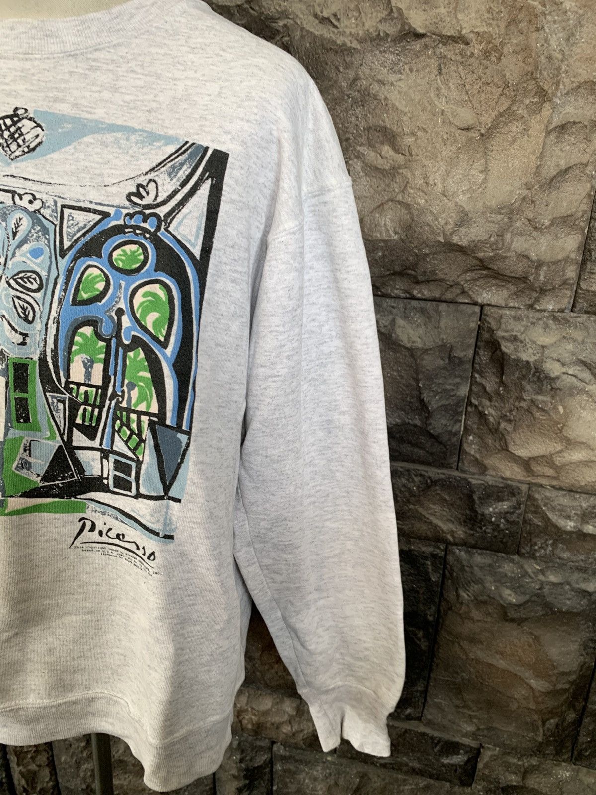 Arts & Science Vintage 90s Pablo Picasso Artwork / Art Sweatshirt Size US L / EU 52-54 / 3 - 5 Thumbnail