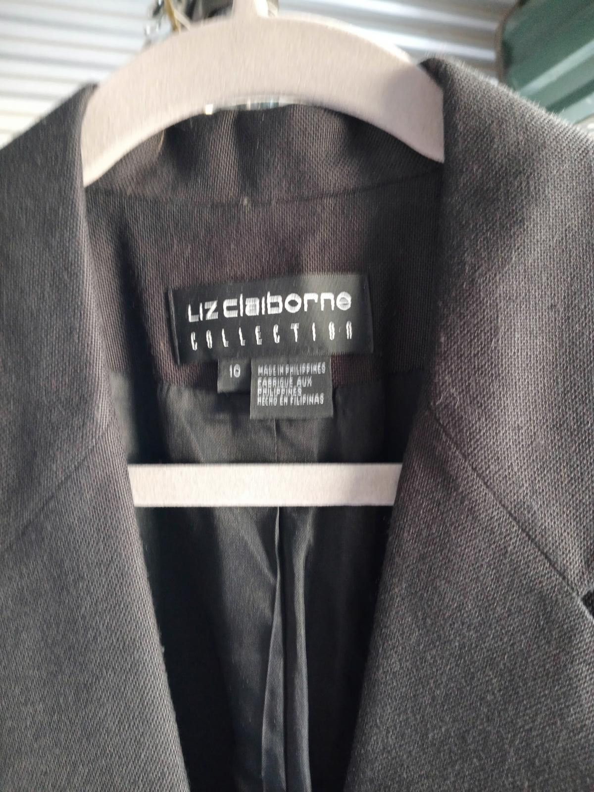 Designer Liz Claiborne Collection Women's Blazer - Size 10 Size L / US 10 / IT 46 - 4 Thumbnail
